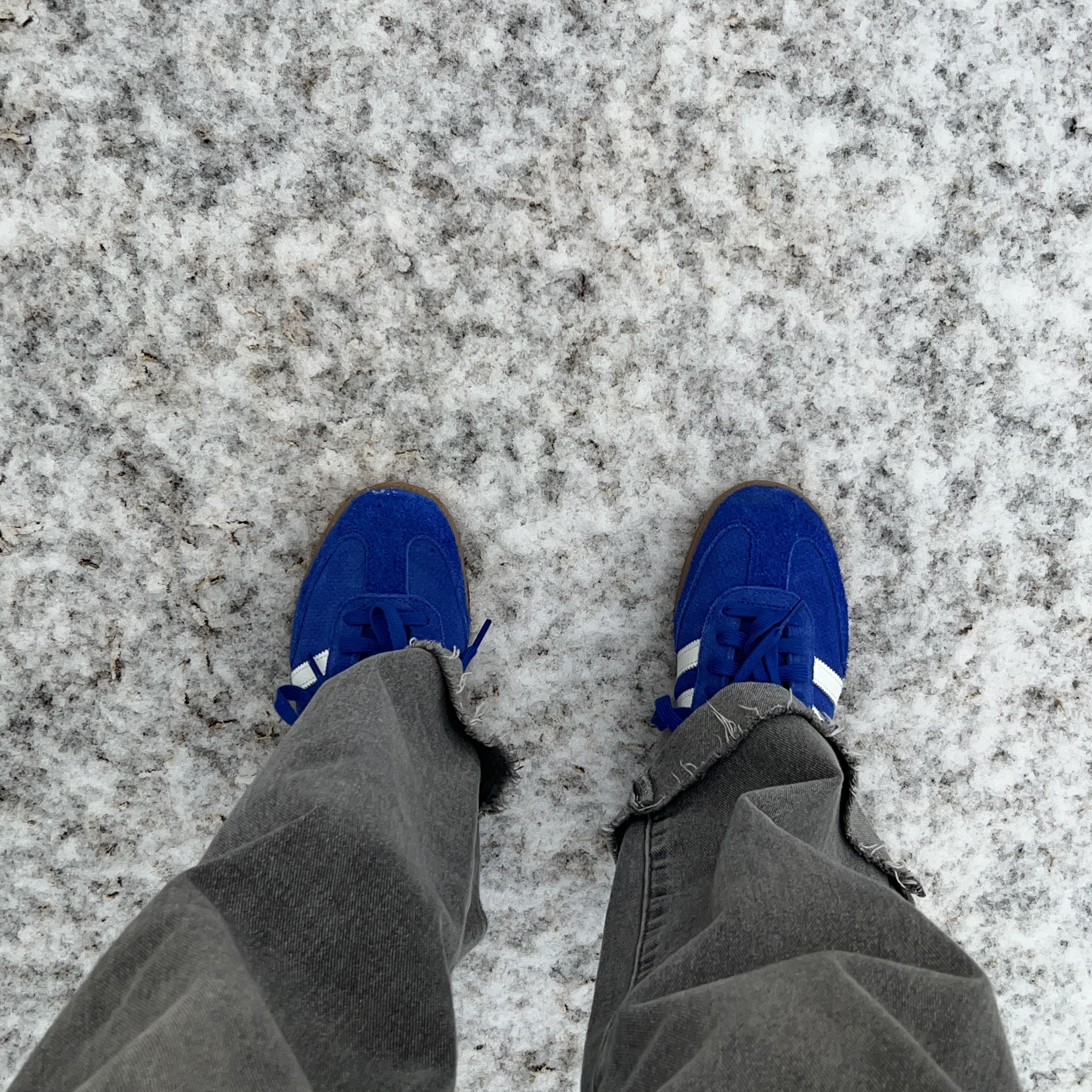 Adidas Samba OG Royal Blue 착용 스타일 - 1