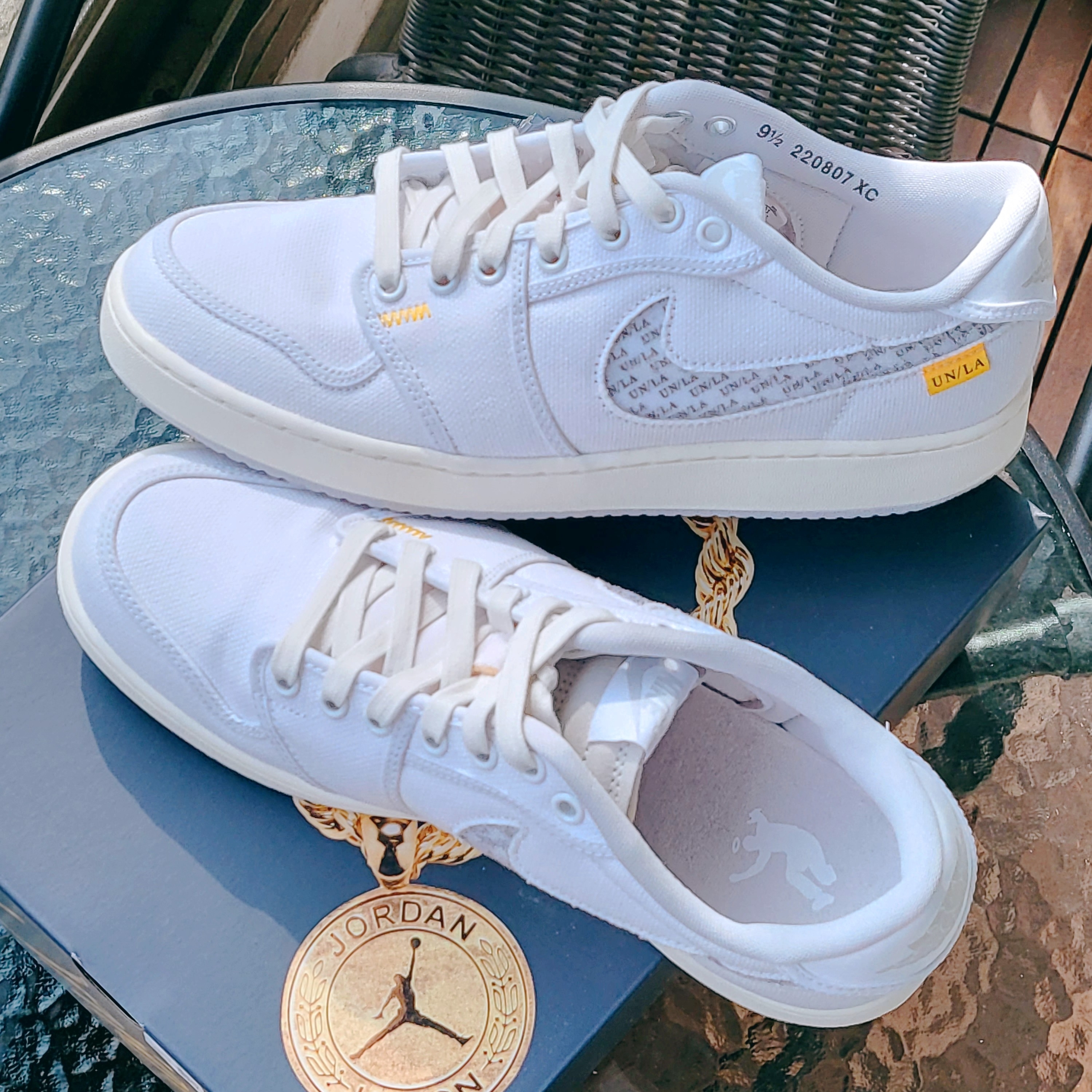 Jordan 1 x Union KO Low White 착용 스타일 - 2