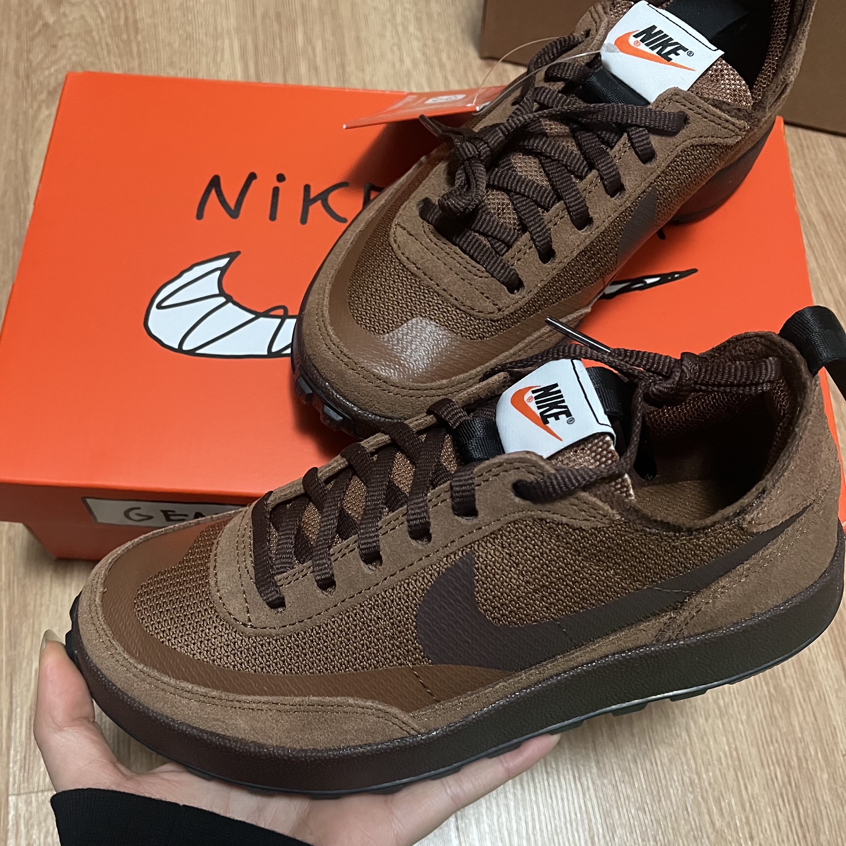 Nike x Tom Sachs General Purpose Shoe Brown 착용 스타일