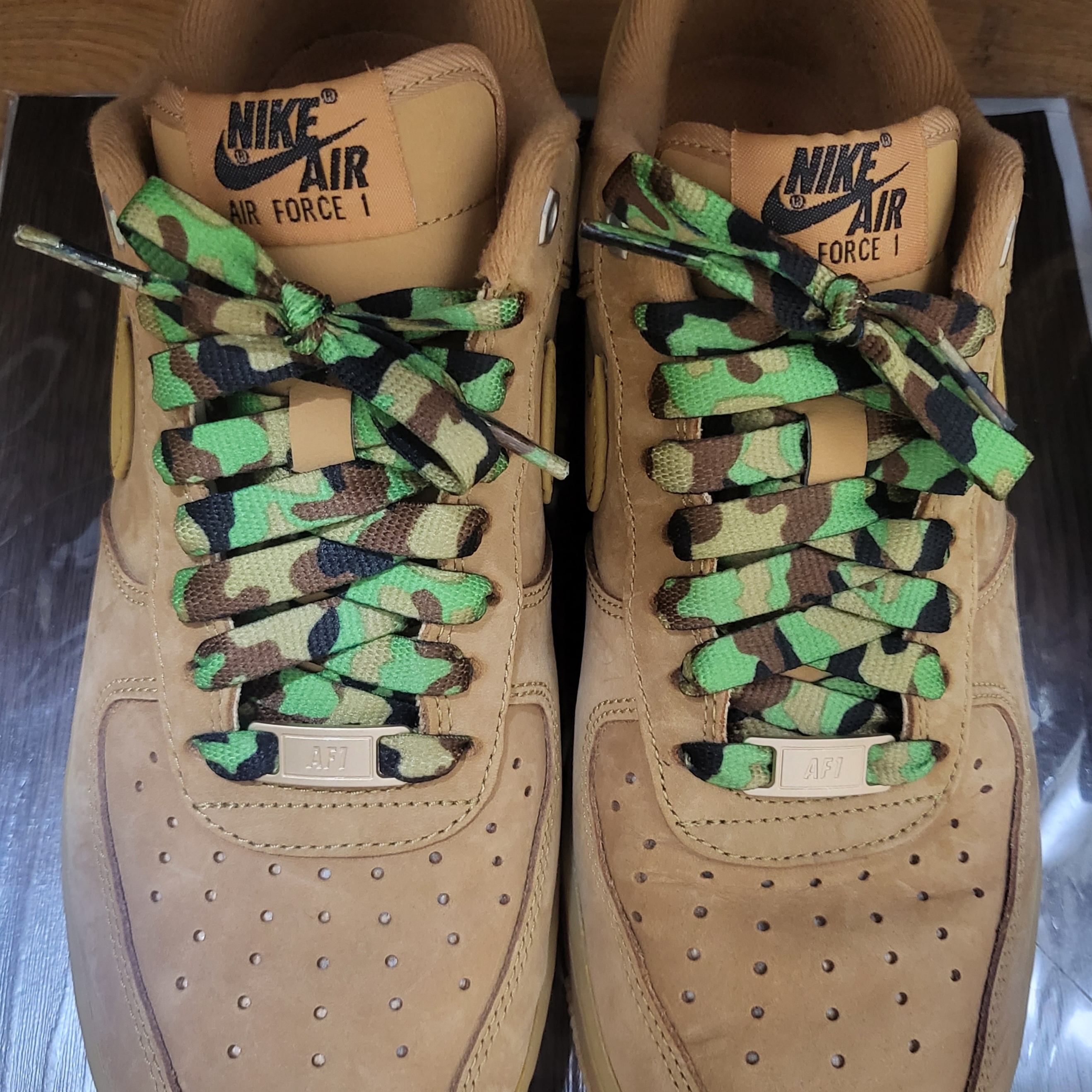 Nike Air Force 1 '07 WB Flax 착용 스타일