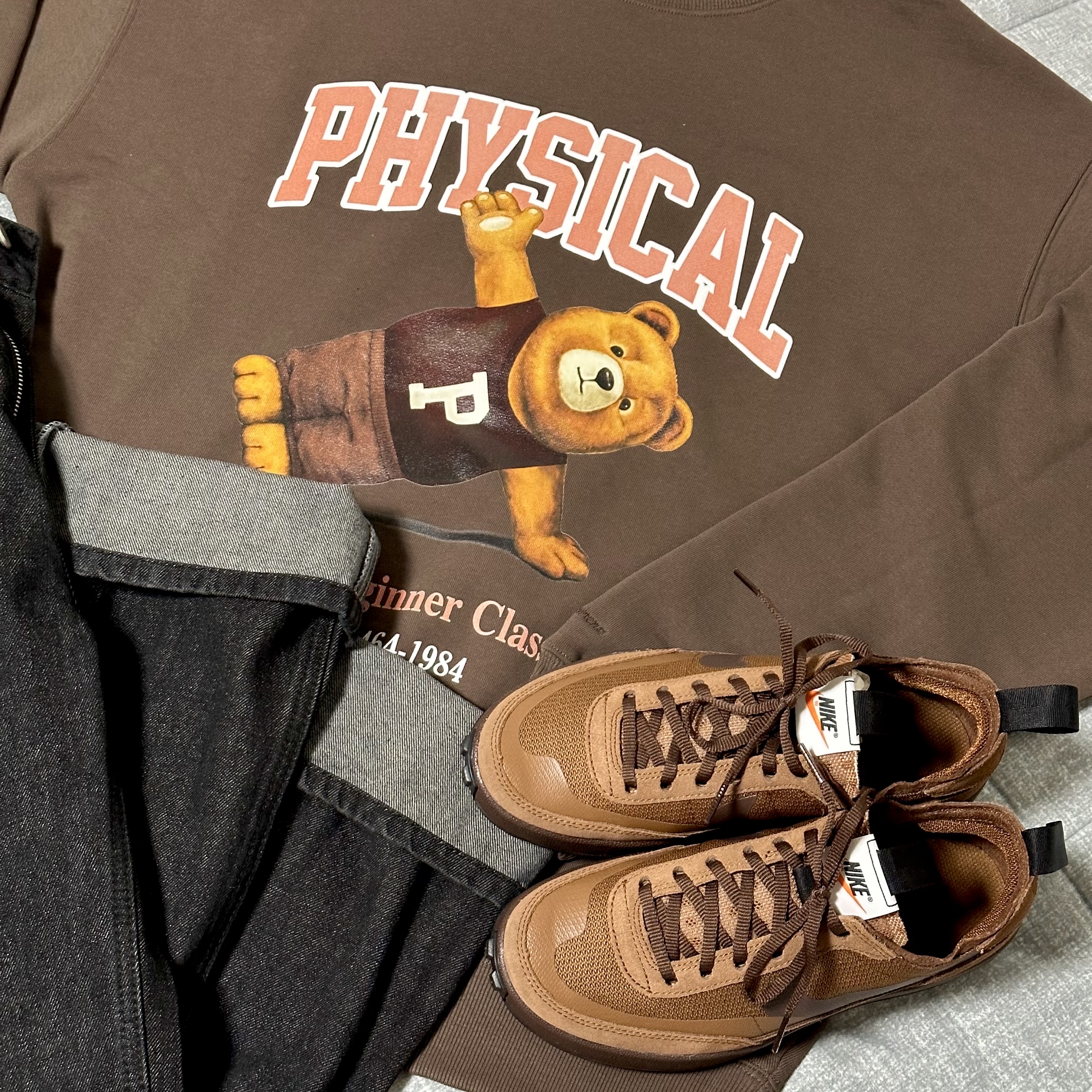Nike x Tom Sachs General Purpose Shoe Brown 착용 스타일