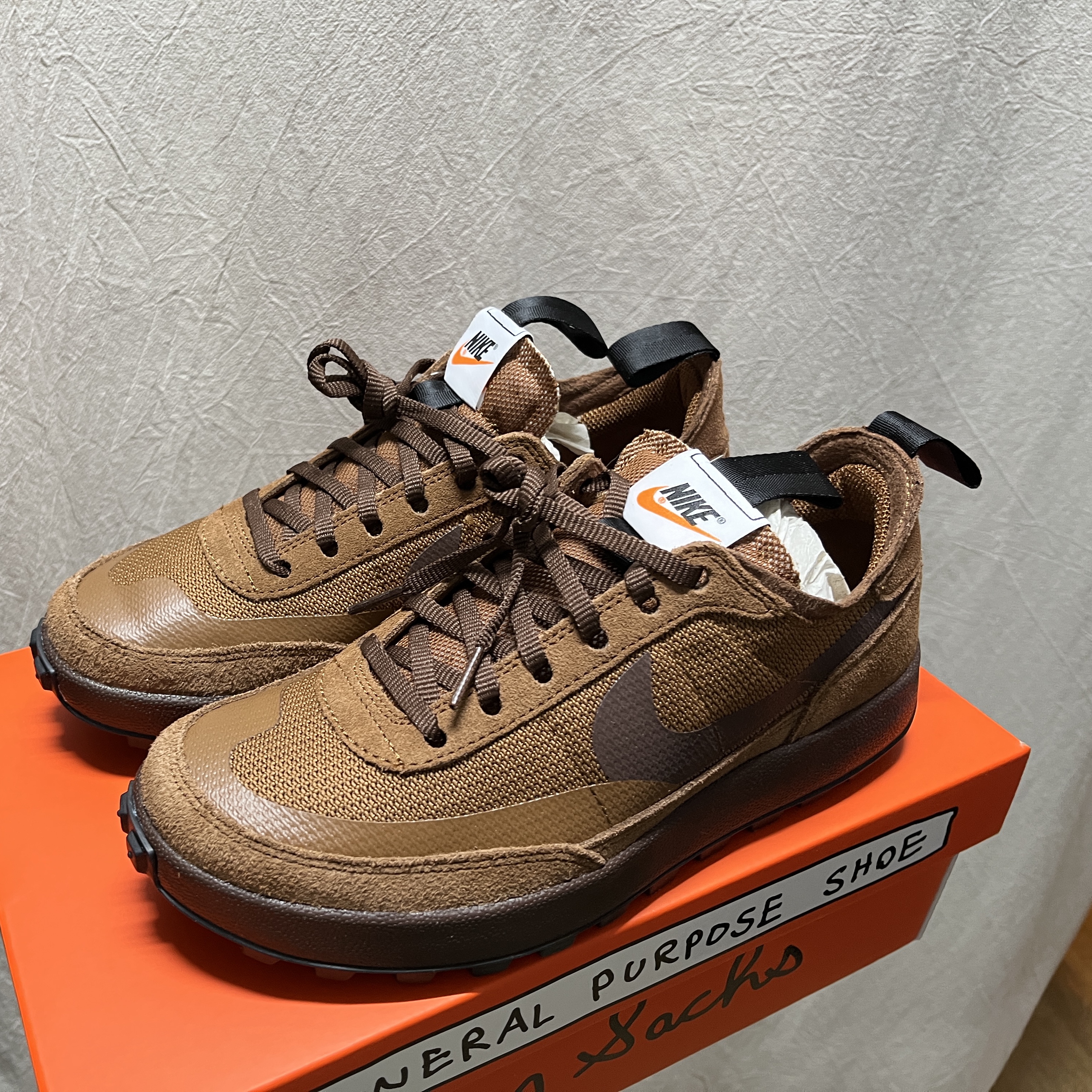 Nike x Tom Sachs General Purpose Shoe Brown 착용 스타일 - 2