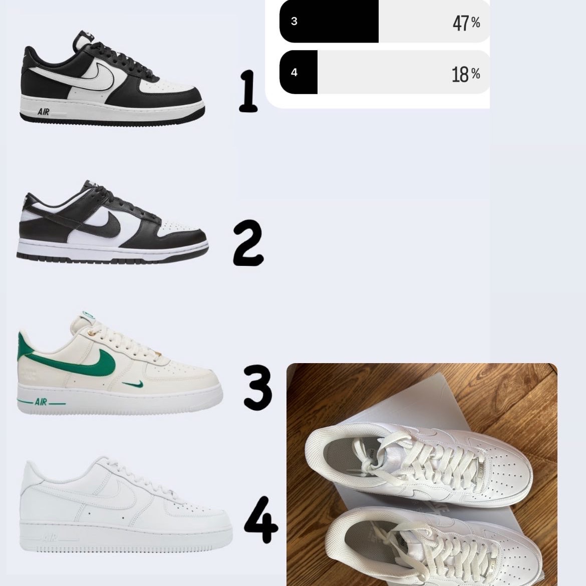 Nike Air Force 1 '07 Low White 착용 스타일