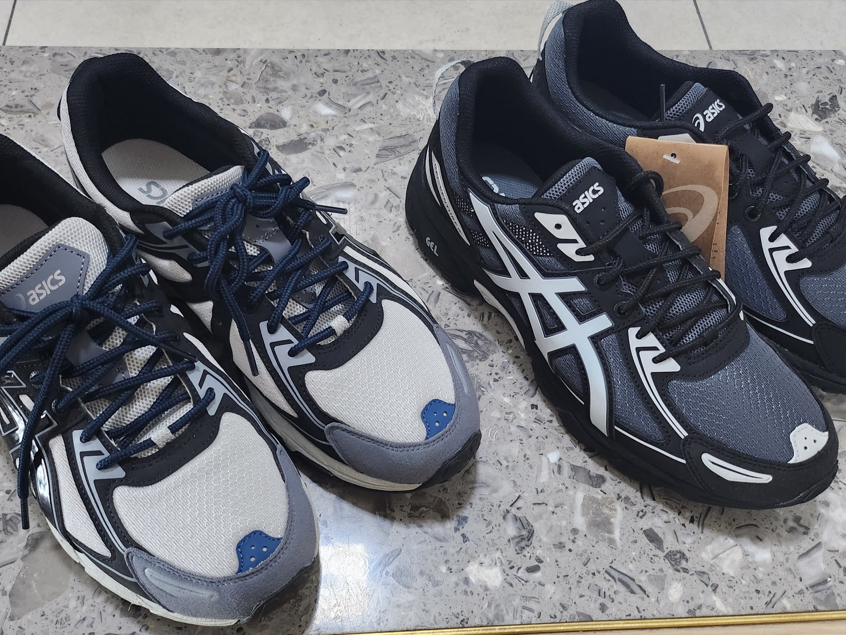 Asics Gel-Venture 6 Carrier Grey, Asics Gel-Venture 6 SPS Glacier Grey 착용 스타일 - 3