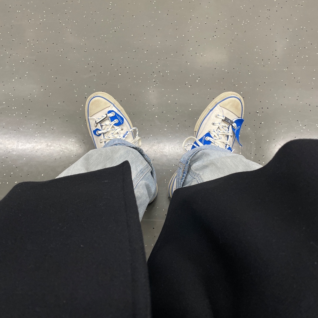 Converse x Ader Error Chuck 70 High White 착용 스타일
