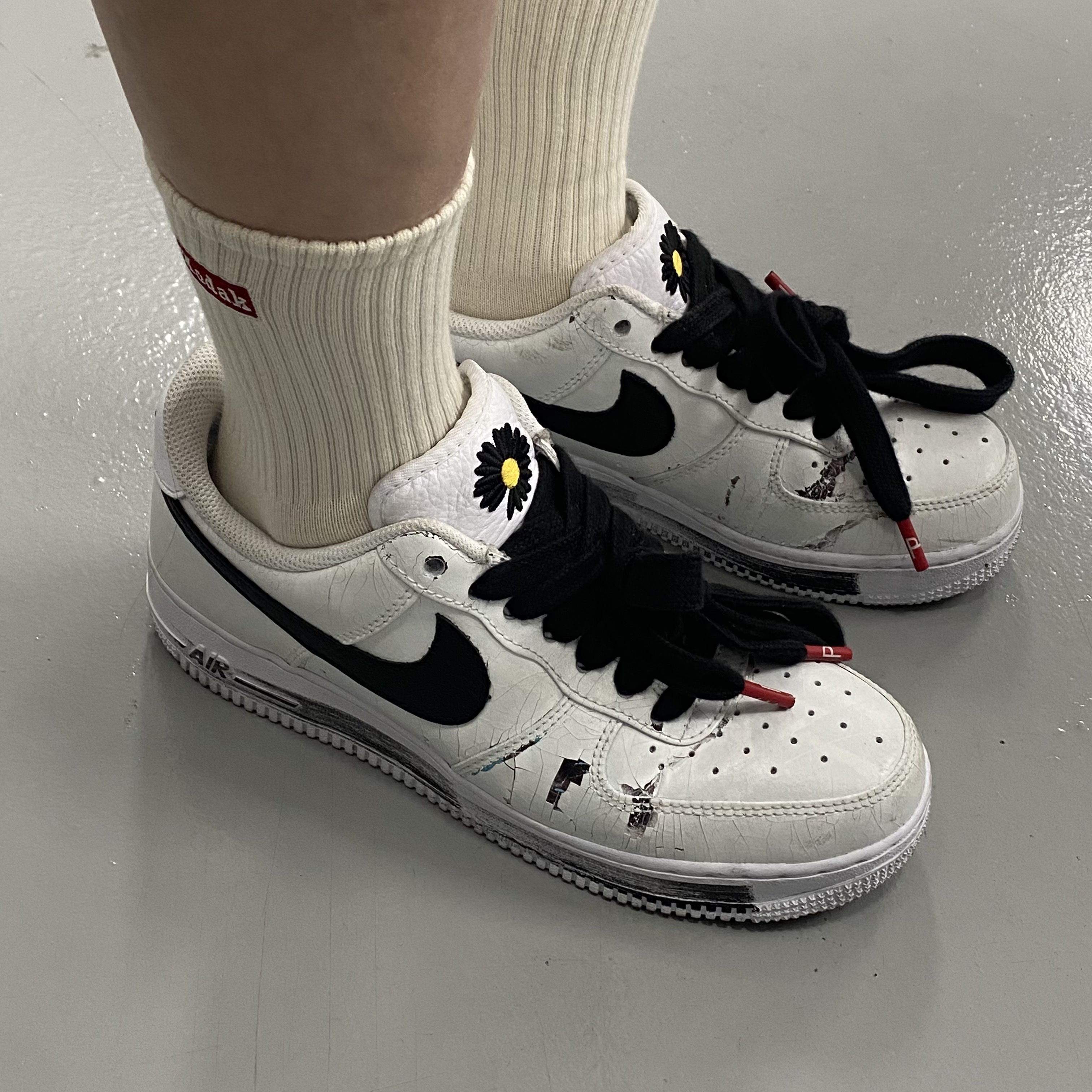 Nike x Peaceminusone Air Force 1 Low Para-Noise 2.0 착용 스타일 - 2