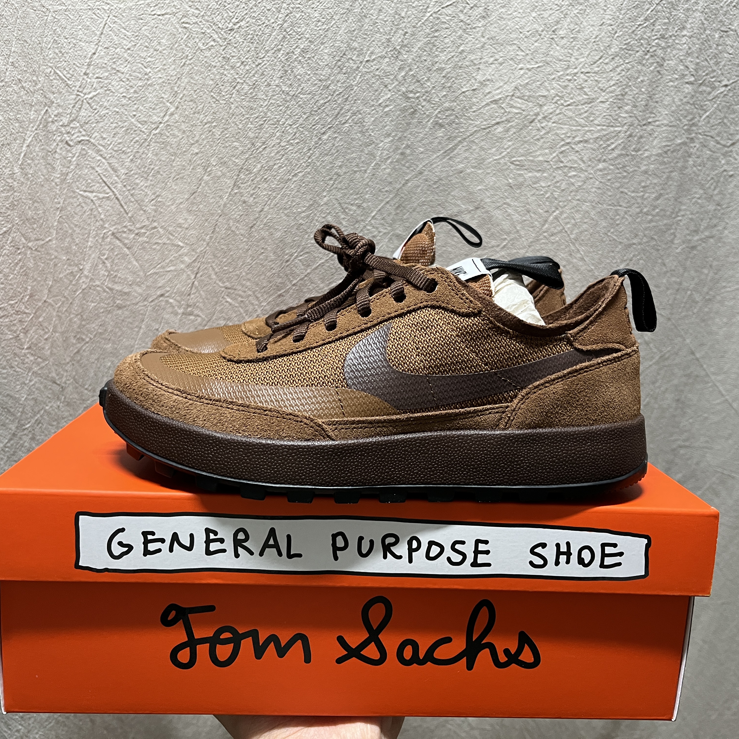 Nike x Tom Sachs General Purpose Shoe Brown 착용 스타일 - 1