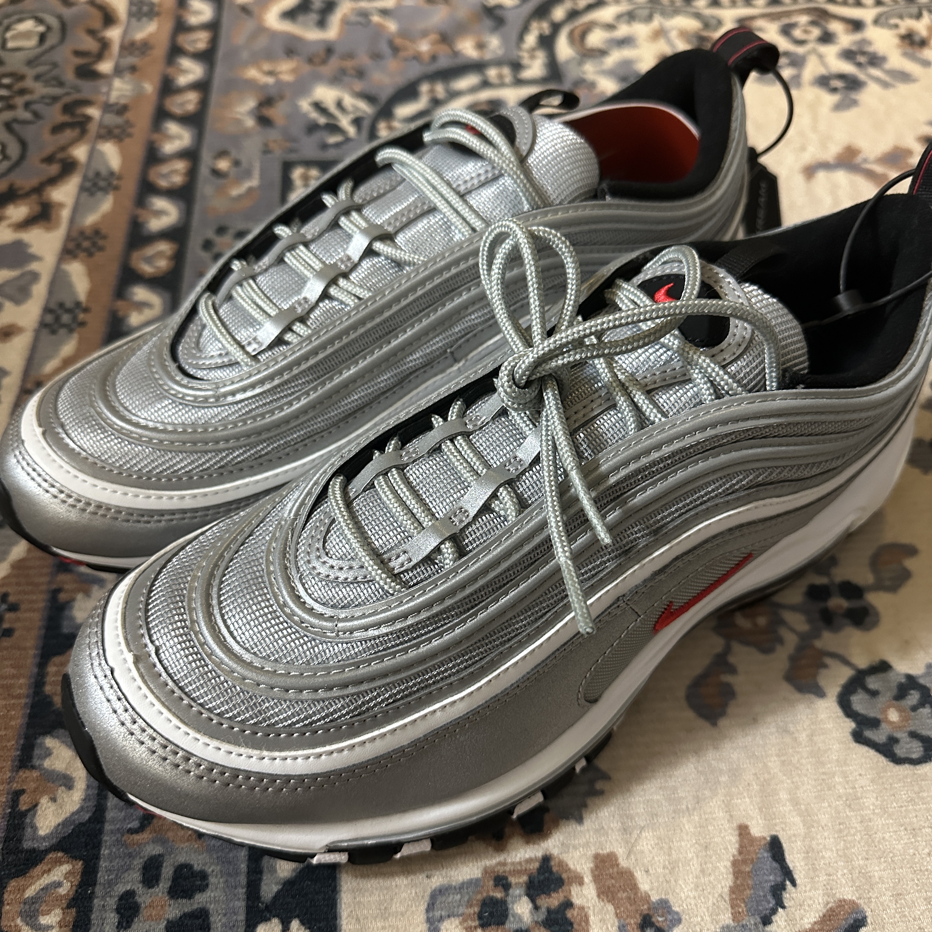 Nike Air Max 97 OG Silver Bullet 2022 착용 스타일 - 3