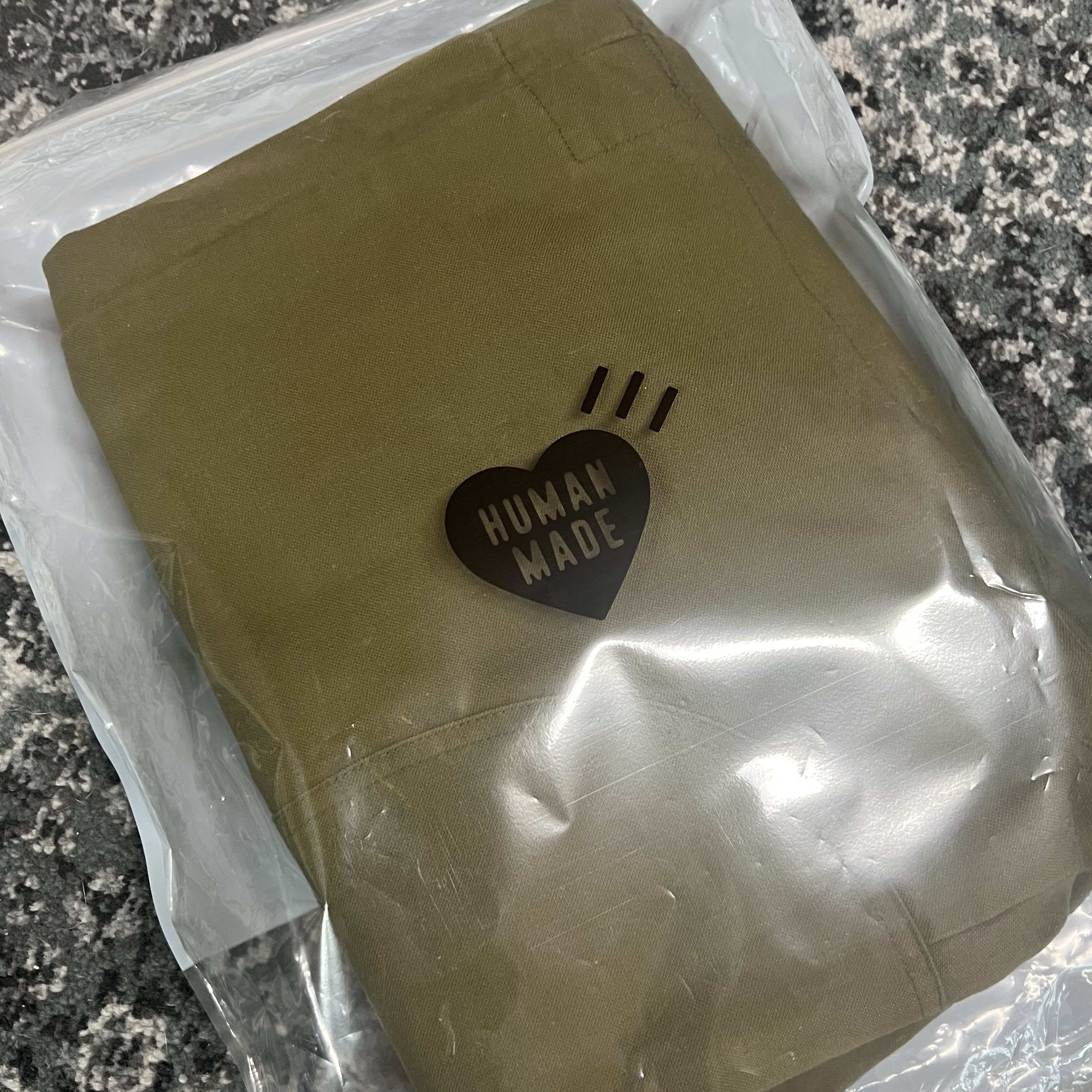 Human Made Military Motorcycle Pants Olive Drab 착용 스타일 - 4