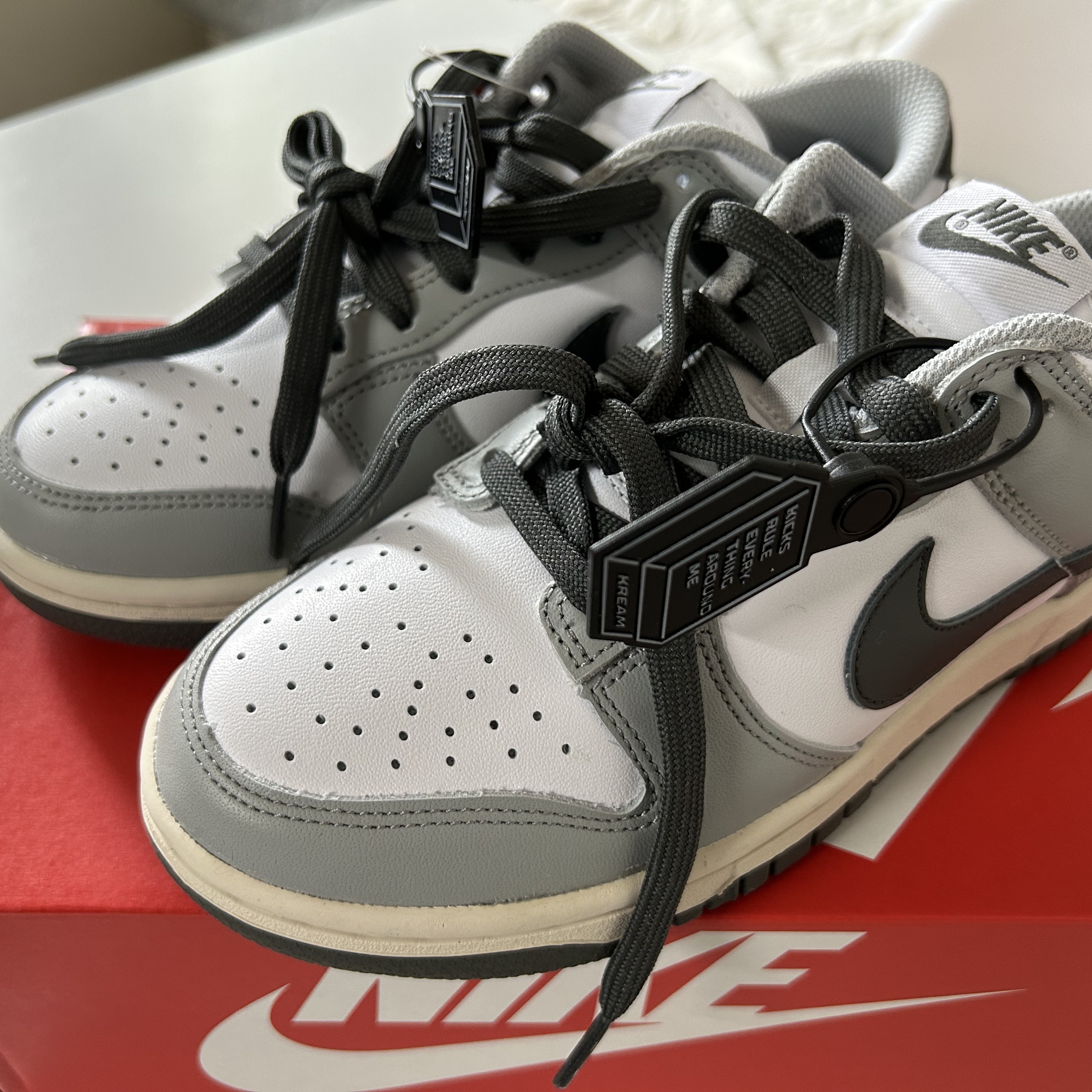 (W) Nike Dunk Low Light Smoke Grey 착용 스타일