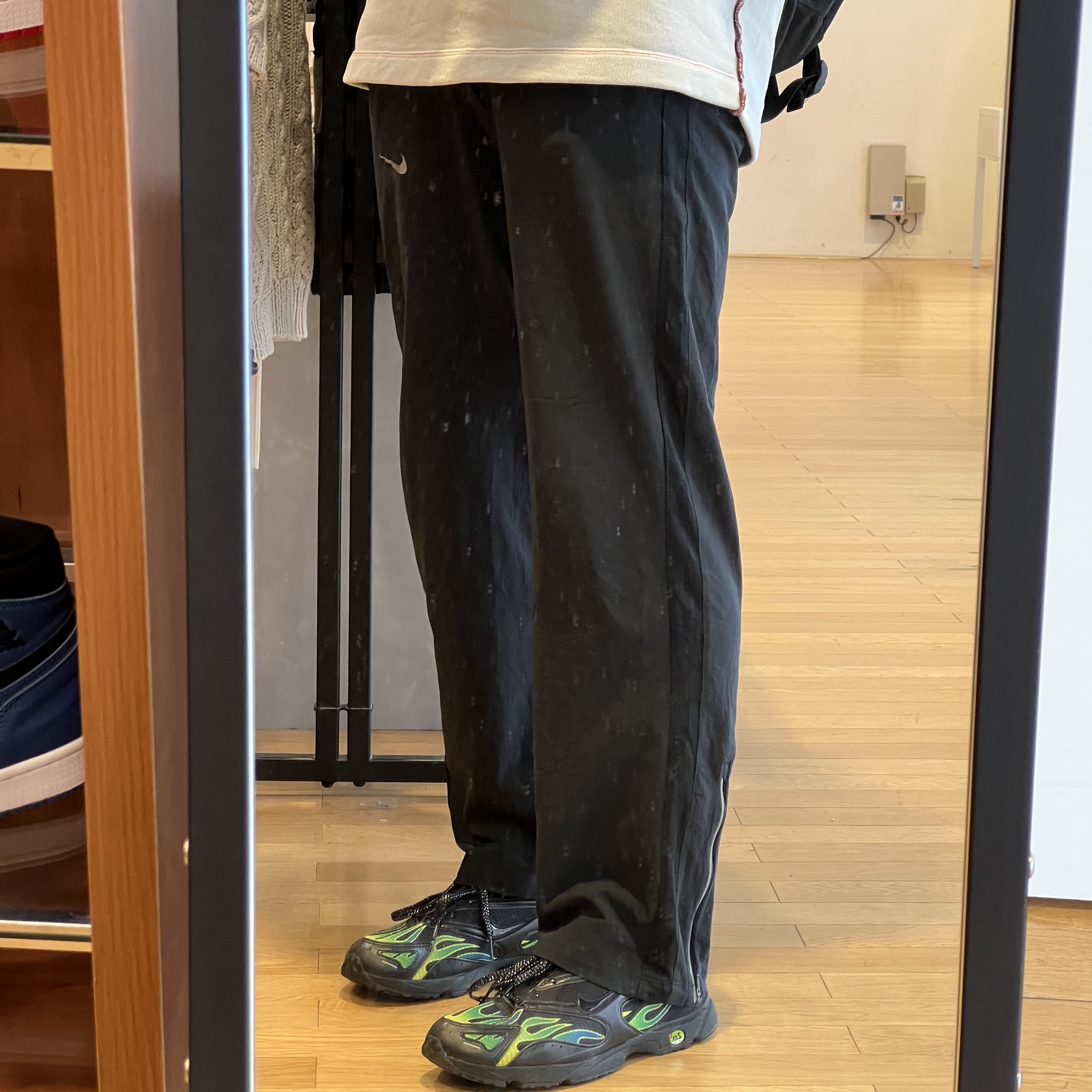 Nike x Supreme Zoom Streak Spectrum Plus Black 착용 스타일 - 1
