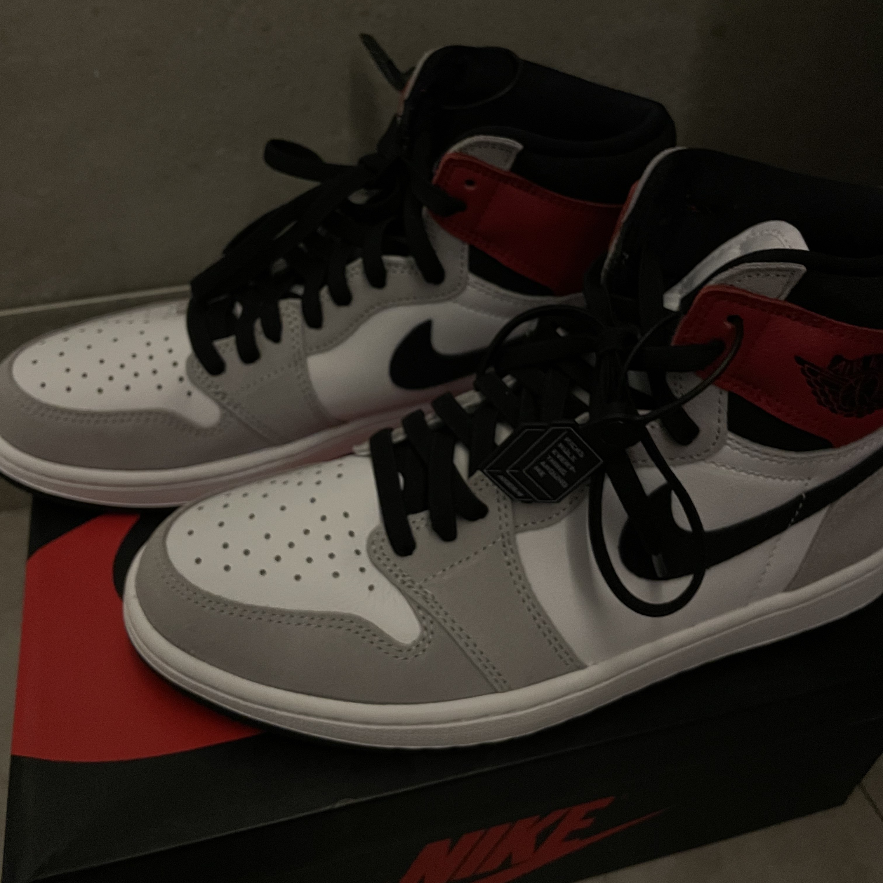Jordan 1 Retro High OG Light Smoke Grey 착용 스타일 - 1