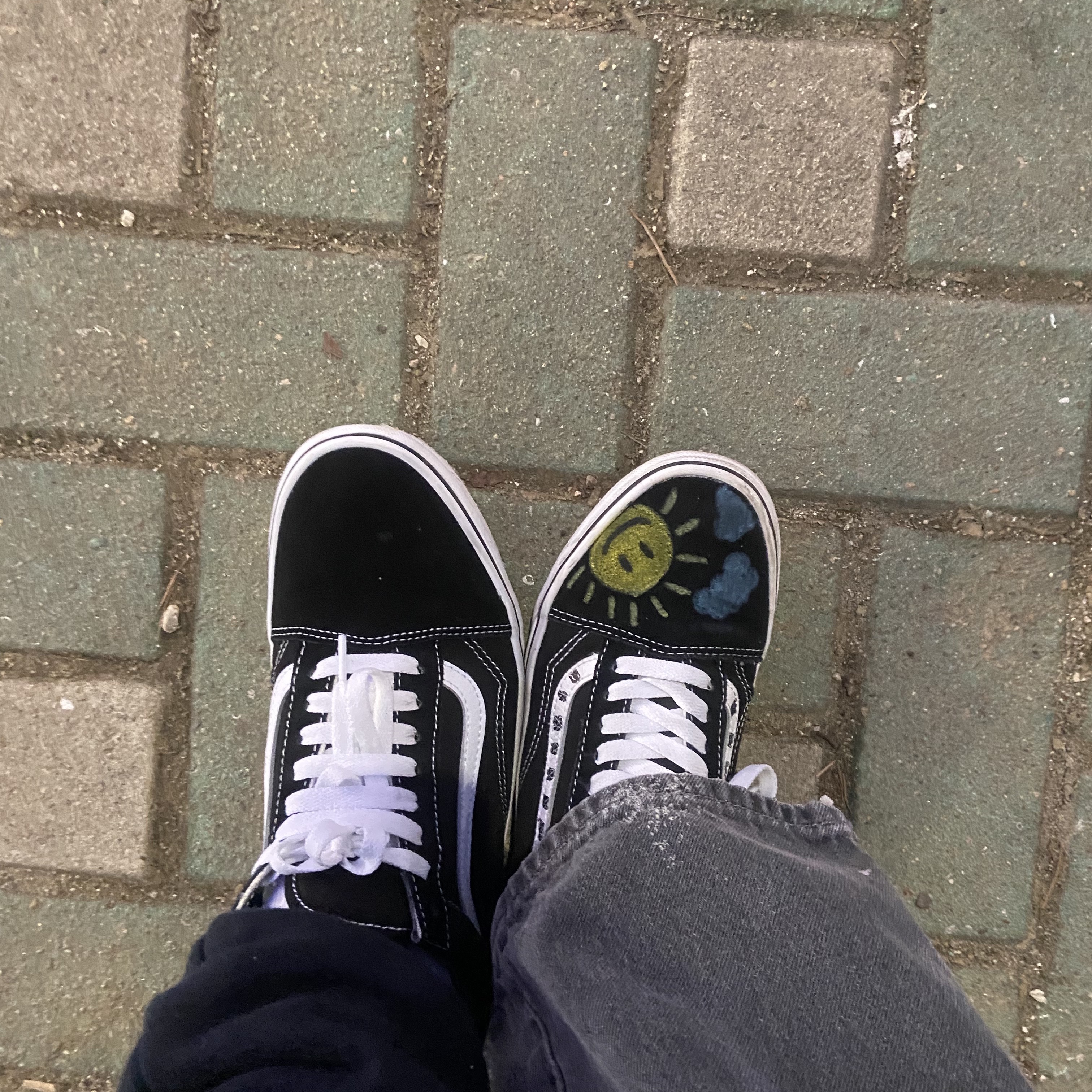 Vans Vault OG Old Skool LX Black 착용 스타일