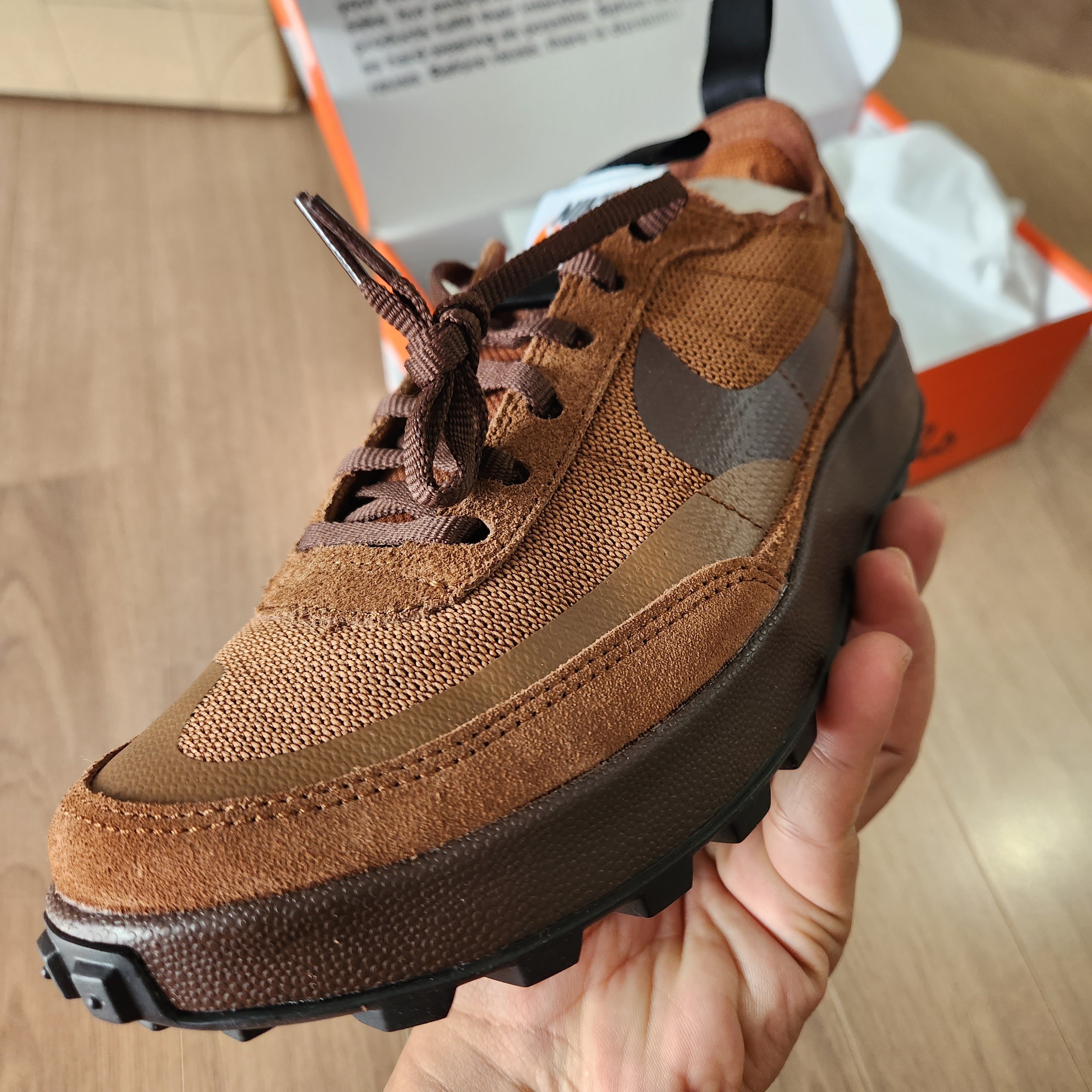 Nike x Tom Sachs General Purpose Shoe Brown 착용 스타일 - 1