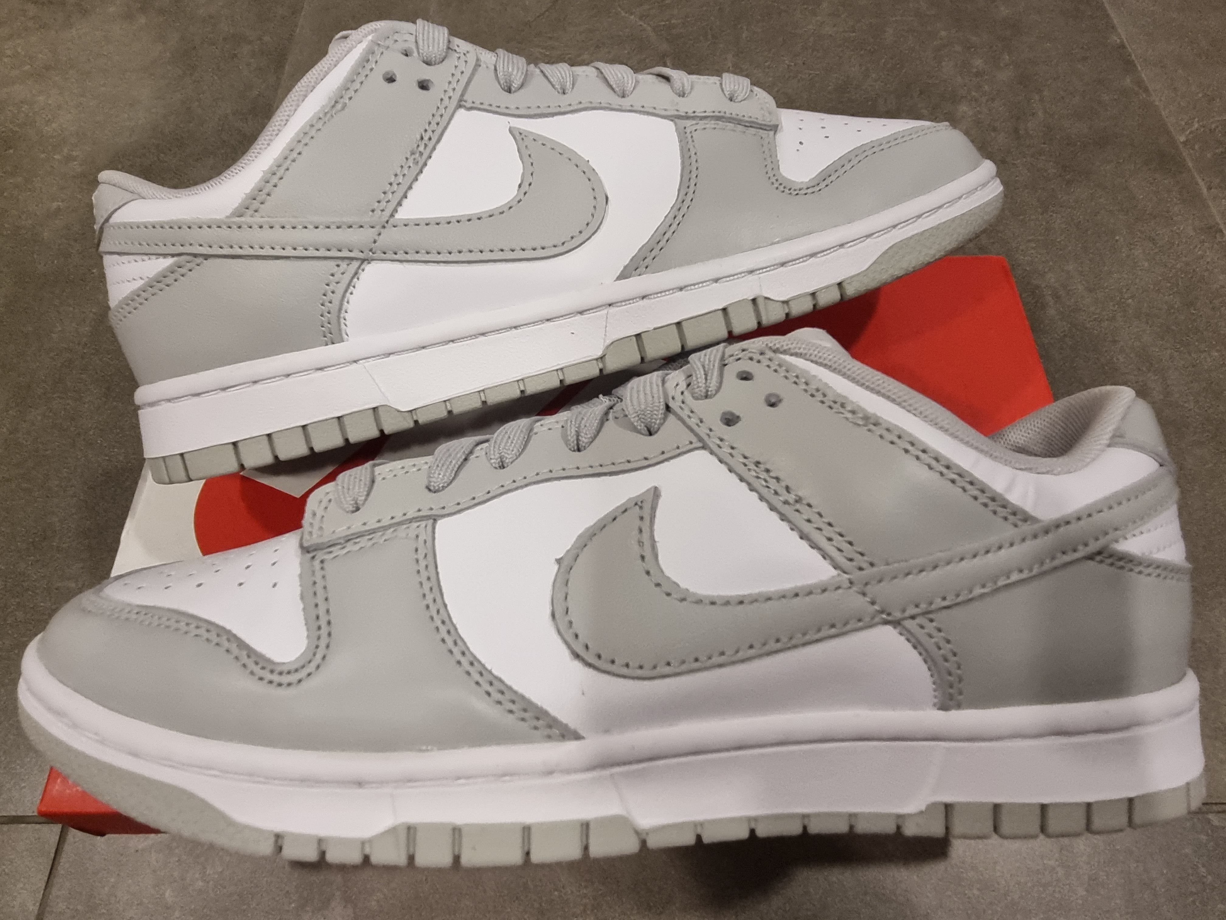 Nike Dunk Low Retro Grey Fog 착용 스타일 - 2