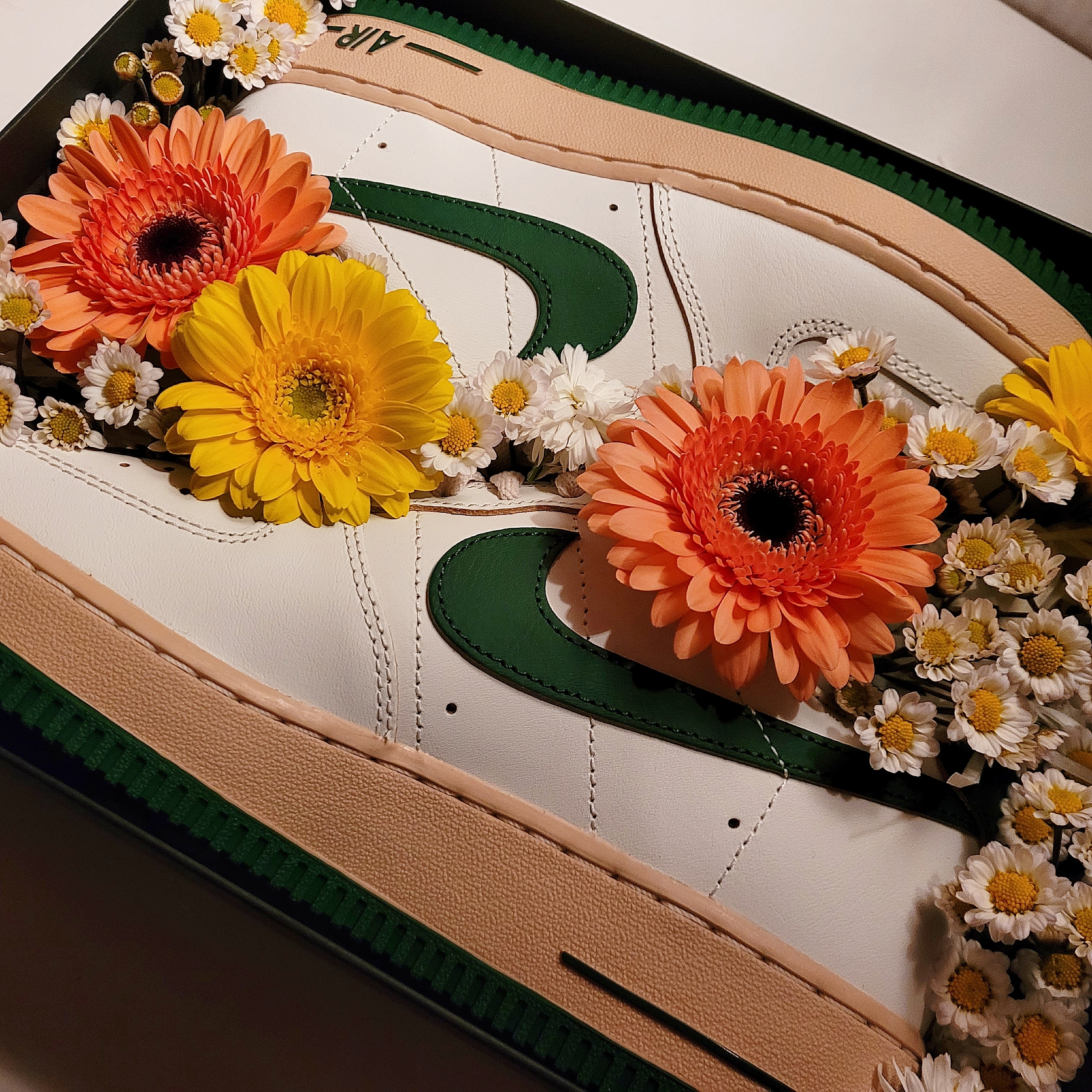 (W) Nike Air Force 1 Low Gorge Green 착용 스타일