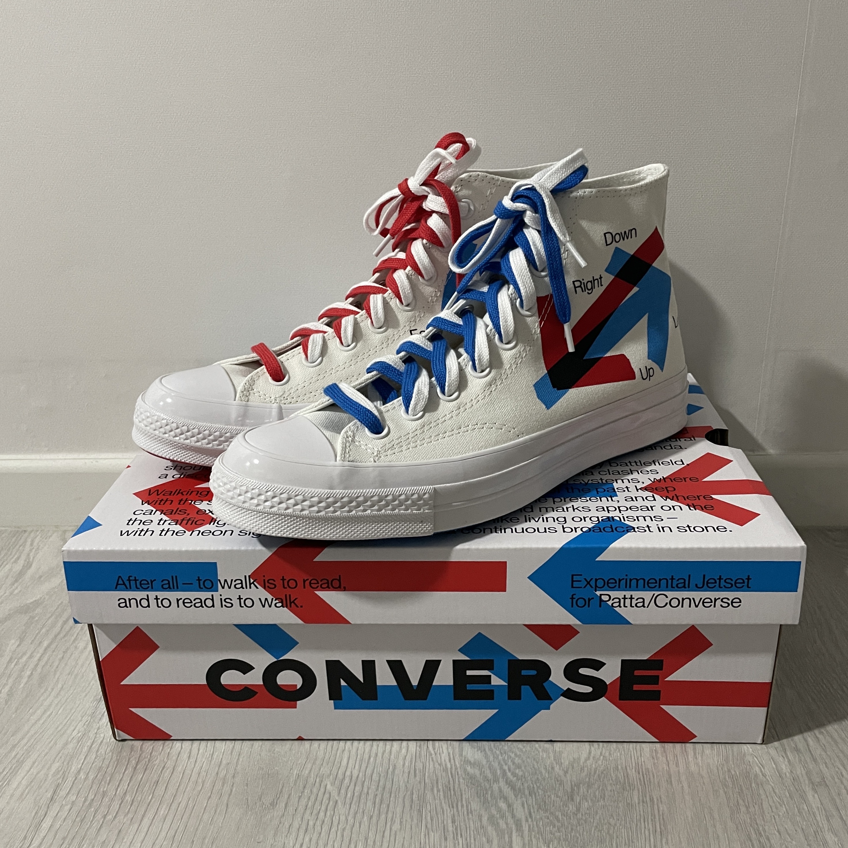 Converse x Patta x Experimental Jetset Chuck 70 High White 착용 스타일 - 4
