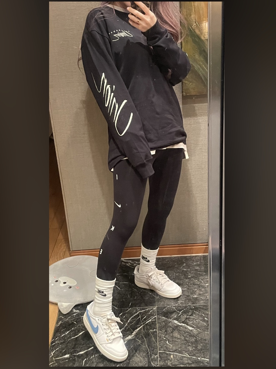 Jordan x Union Fleece Hoodie Black - Asia, Jordan 1 x Union Retro High Black Toe 착용 스타일 - 3