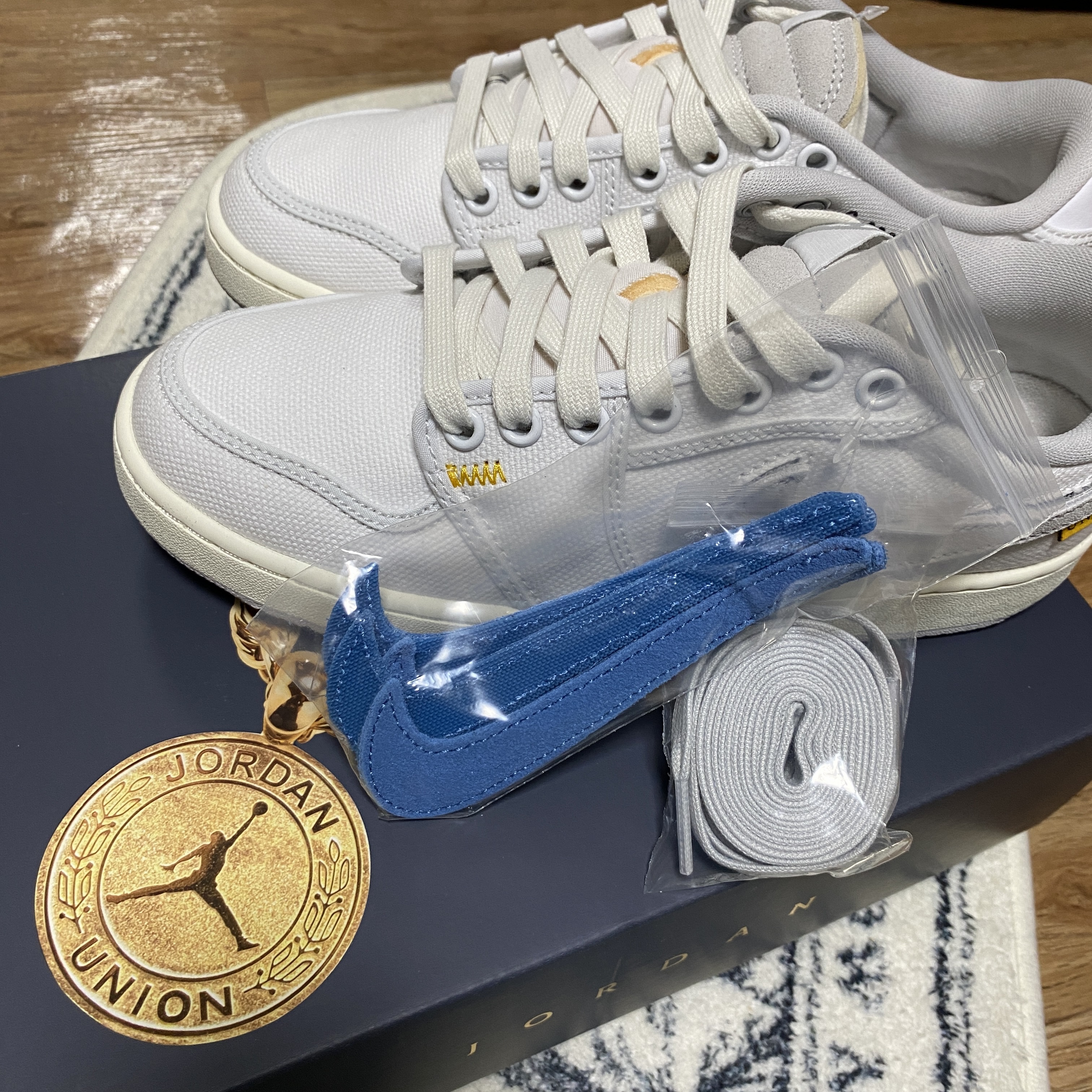 Jordan 1 x Union KO Low White 착용 스타일 - 2