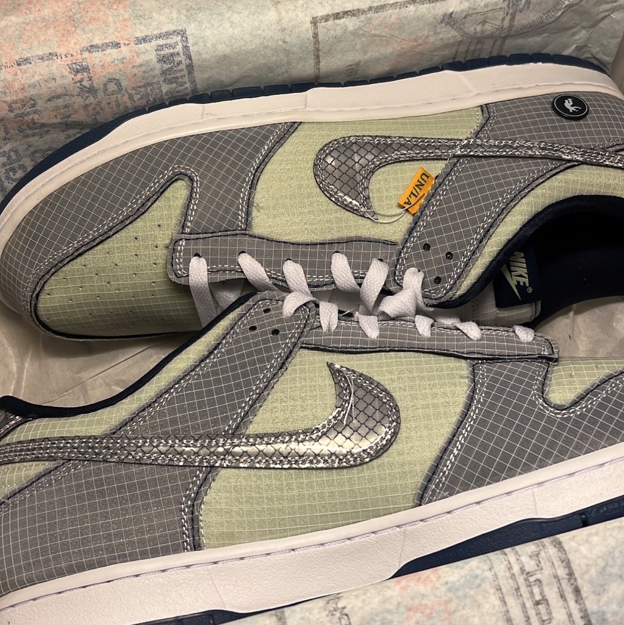 Nike x Union Dunk Low Passport Pack Pistachio 착용 스타일