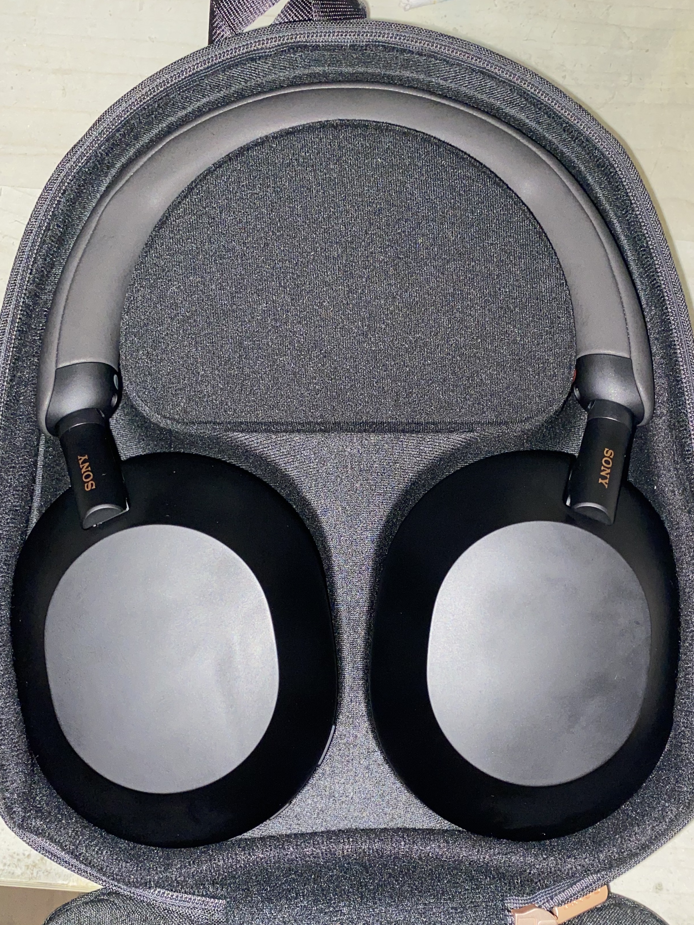 Sony WH-1000XM5 Black (Korean Ver.), Frank Ocean Blonde Black (2LP) 착용 스타일 - 1