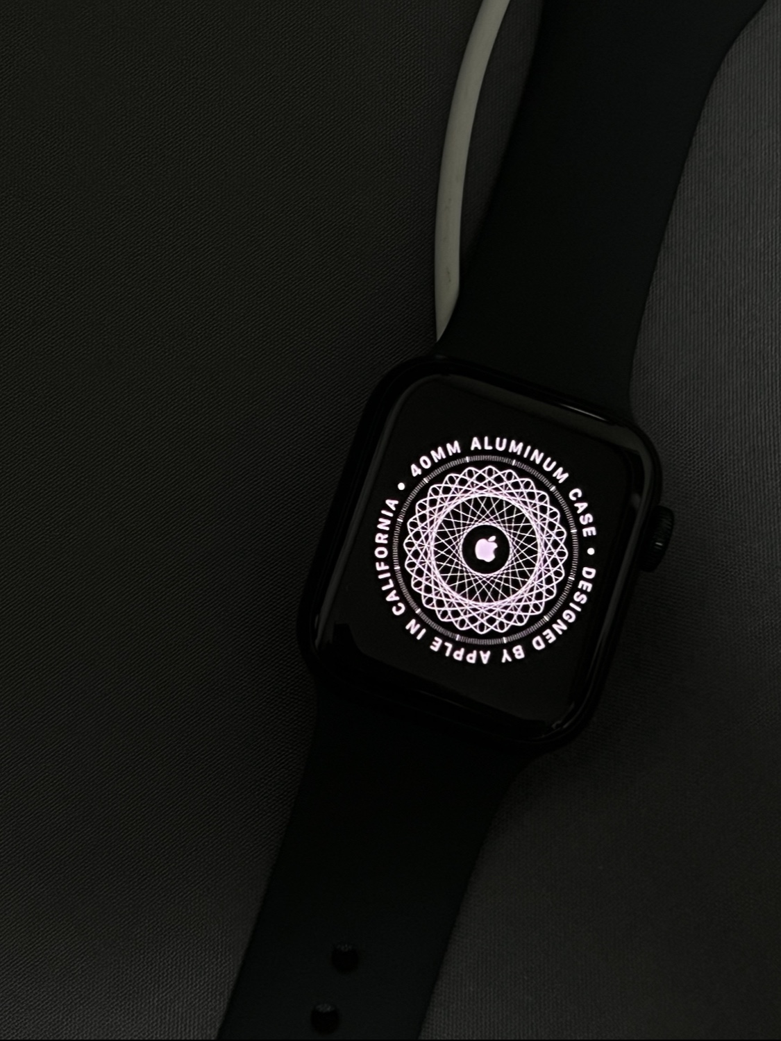 Apple Watch SE 40mm GPS Midnight Aluminum Case with Sport Band Midnight (Korean Ver.) 착용 스타일