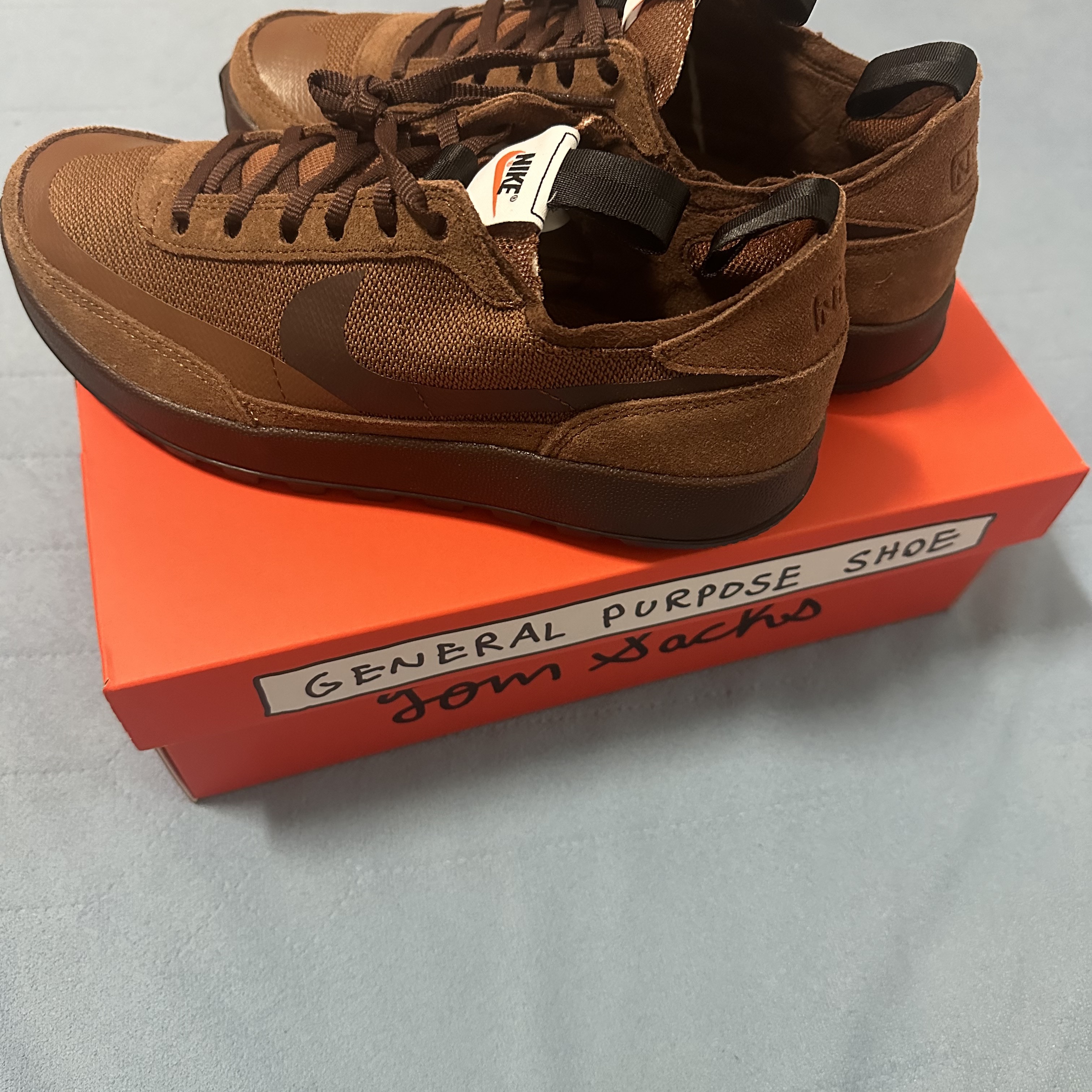 Nike x Tom Sachs General Purpose Shoe Brown 착용 스타일
