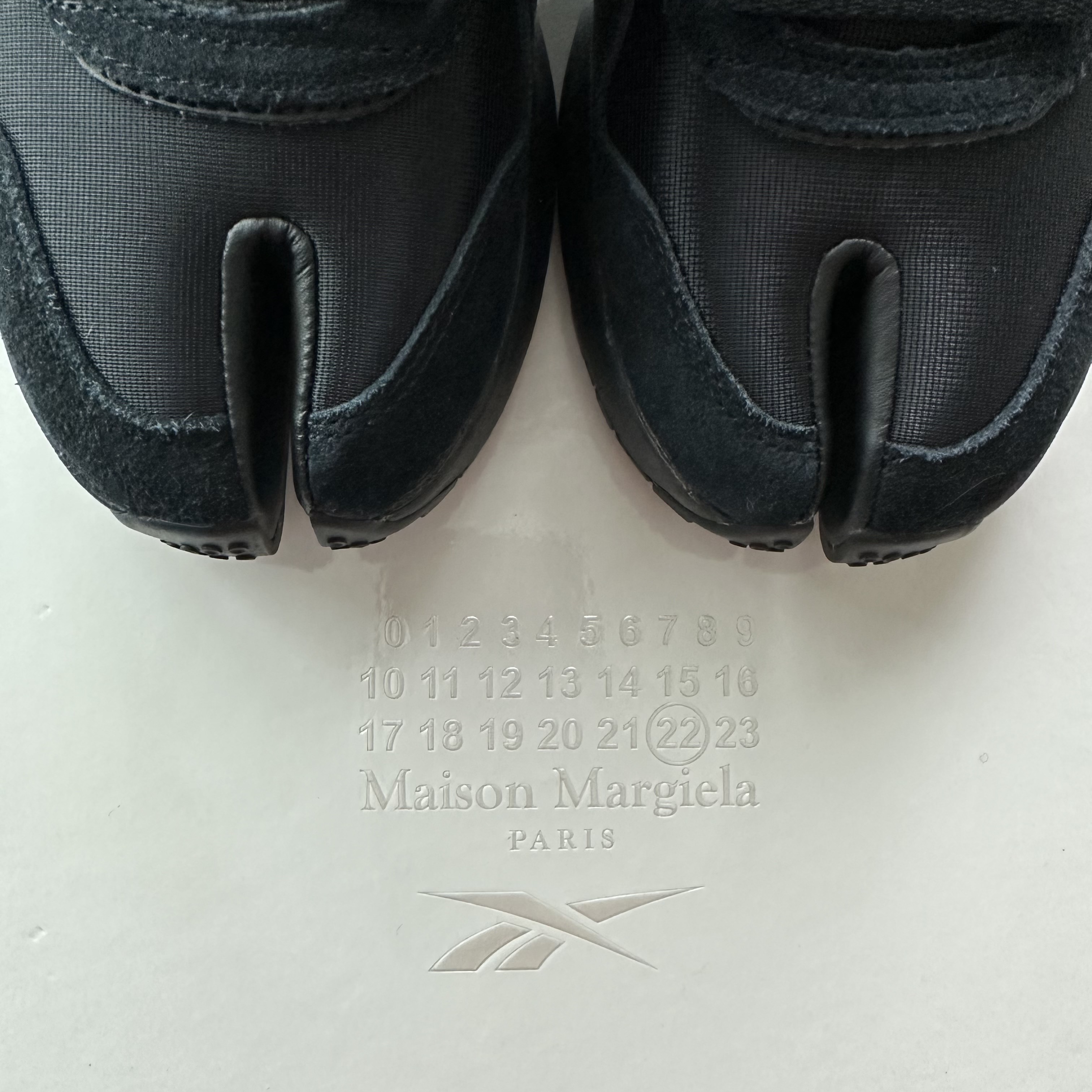 Reebok x Maison Margiela Project 0 Classic Nylon Tabi Core Black 착용 스타일