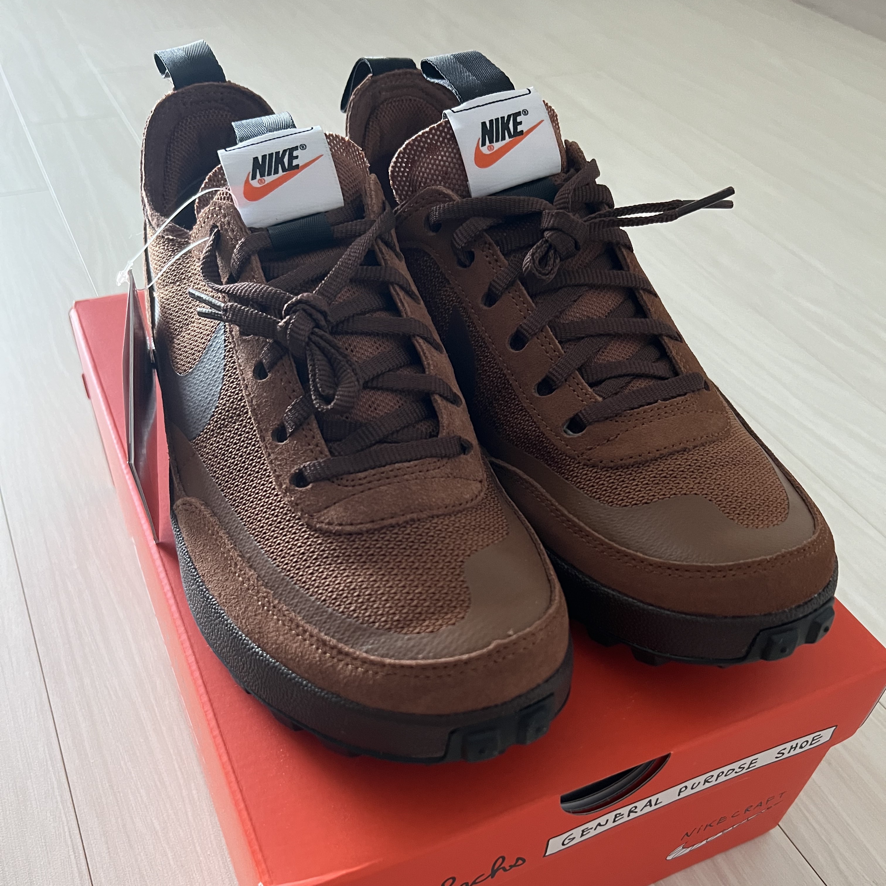 Nike x Tom Sachs General Purpose Shoe Brown 착용 스타일