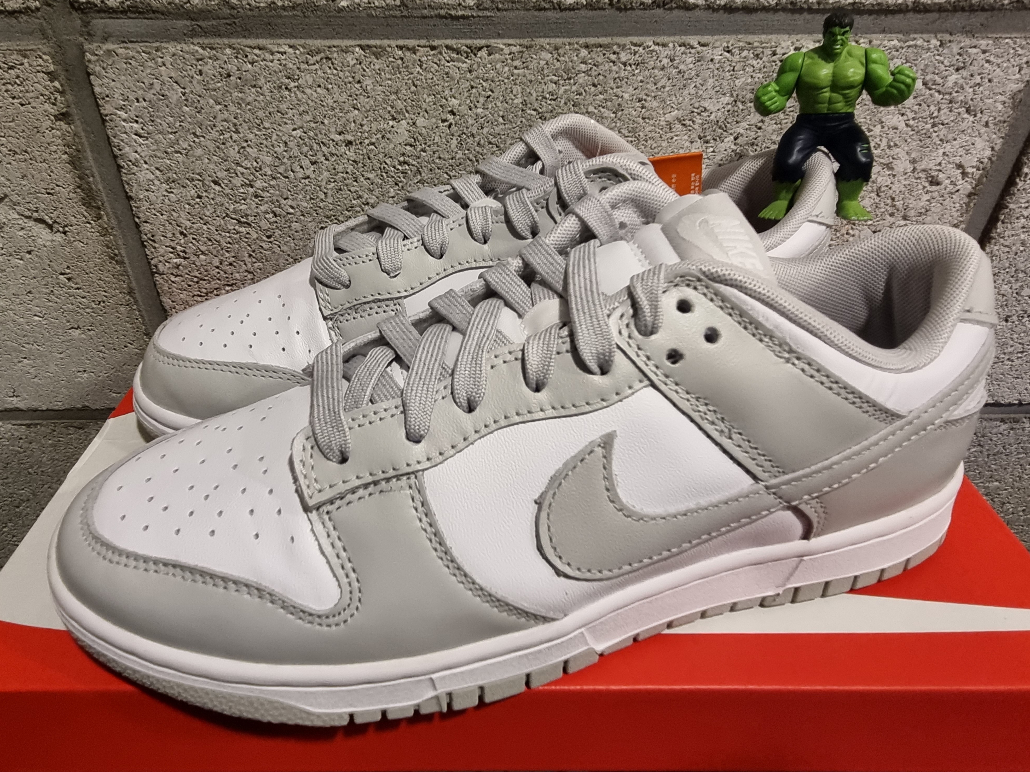 Nike Dunk Low Retro Grey Fog 착용 스타일 - 1