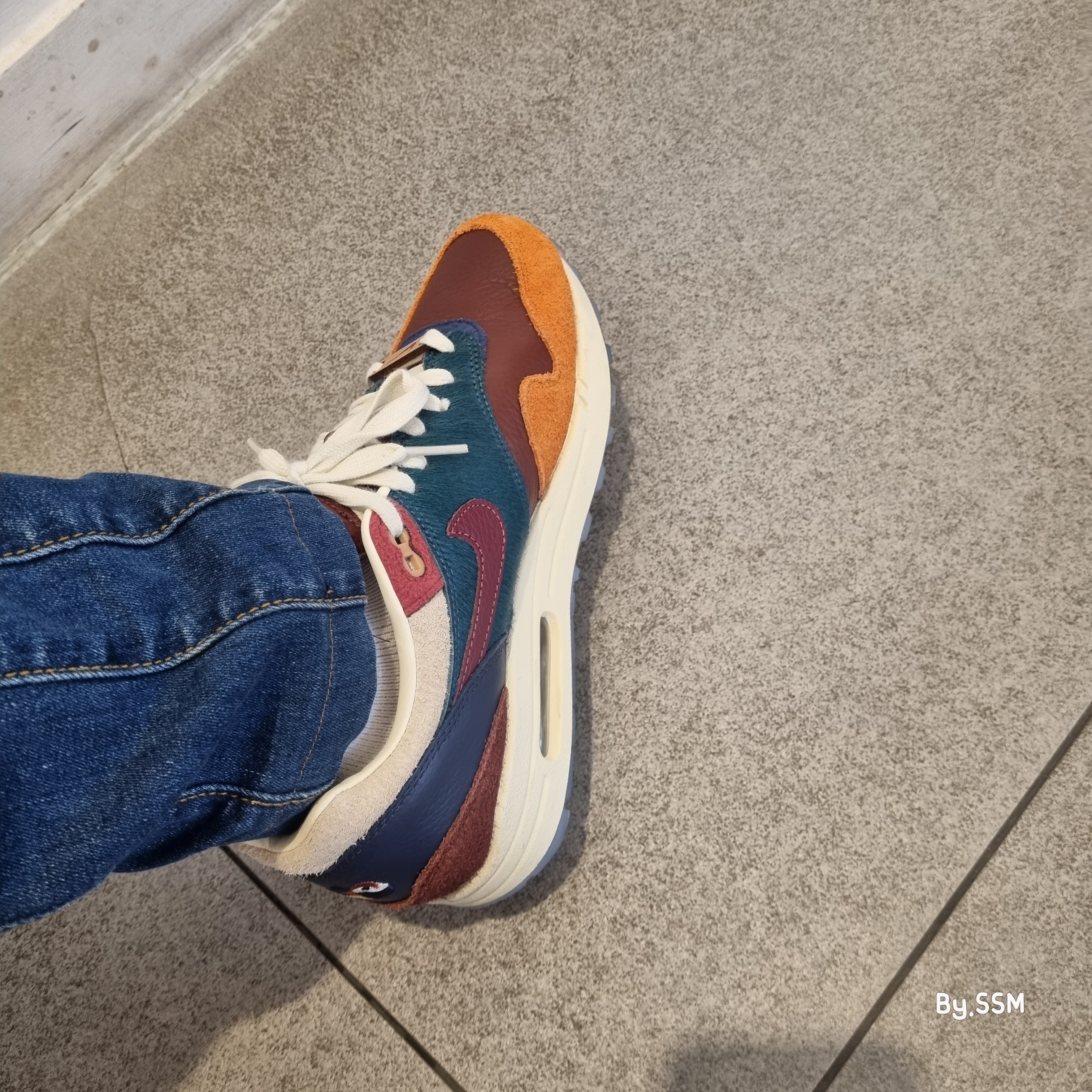 Nike x Kasina Air Max 1 SP Won-Ang Orange 착용 스타일