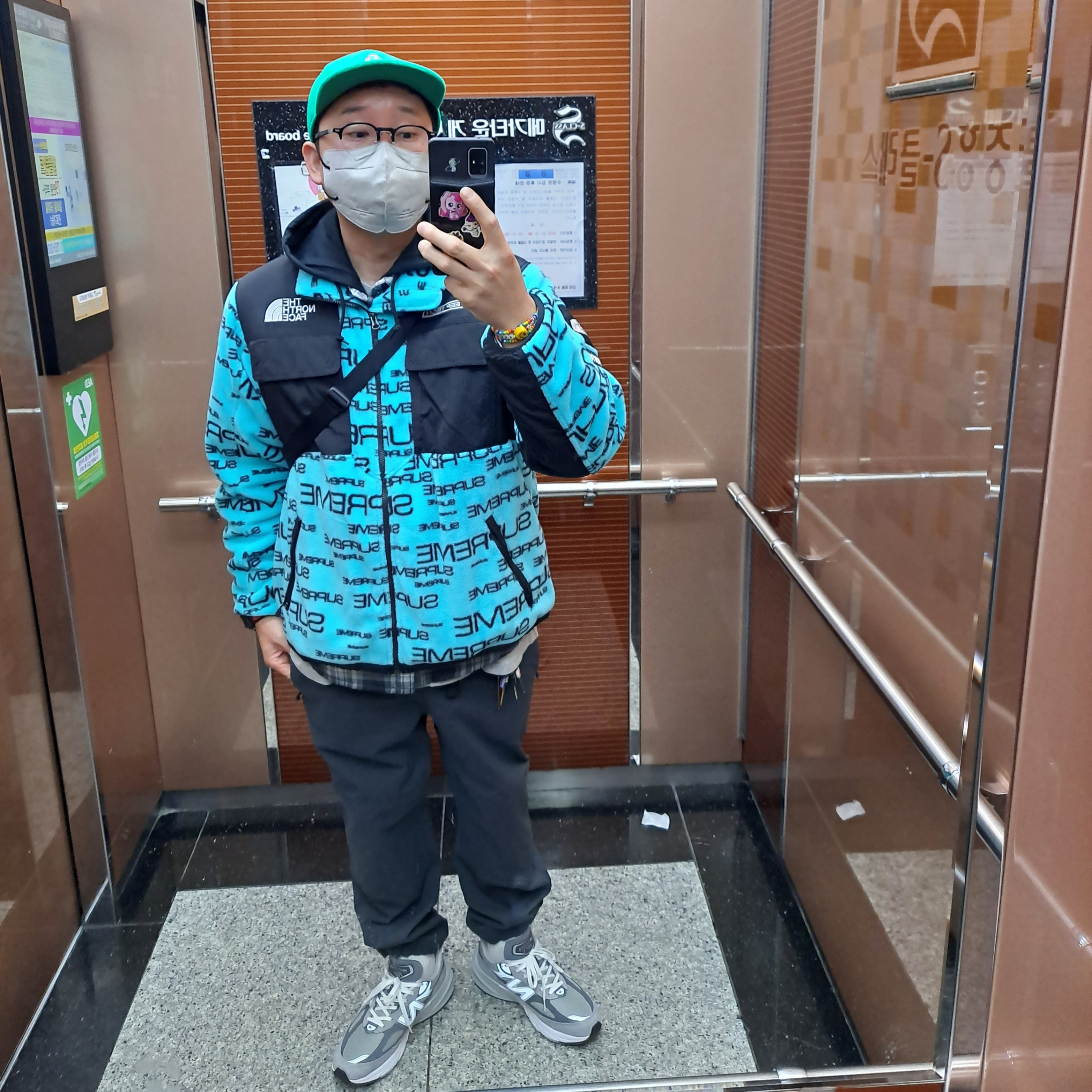 Supreme x The North Face Steep Tech Fleece Jacket Teal - 21FW, New Balance 990v6 Made in USA Grey - D Standard 착용 스타일 - 1