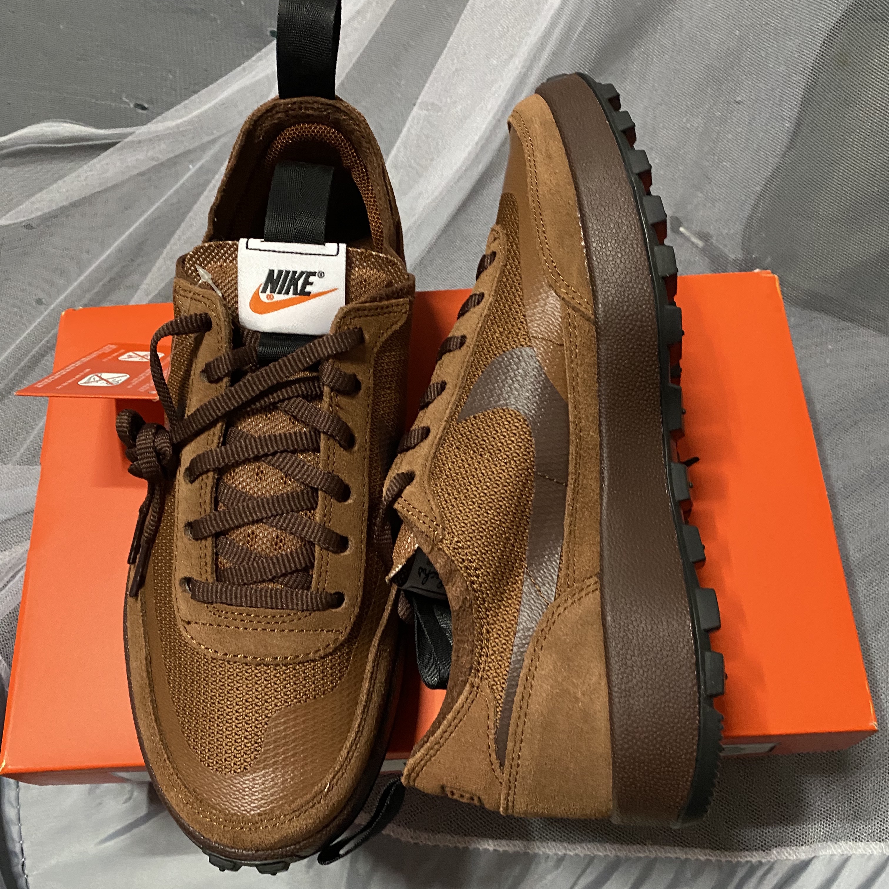Nike x Tom Sachs General Purpose Shoe Brown 착용 스타일