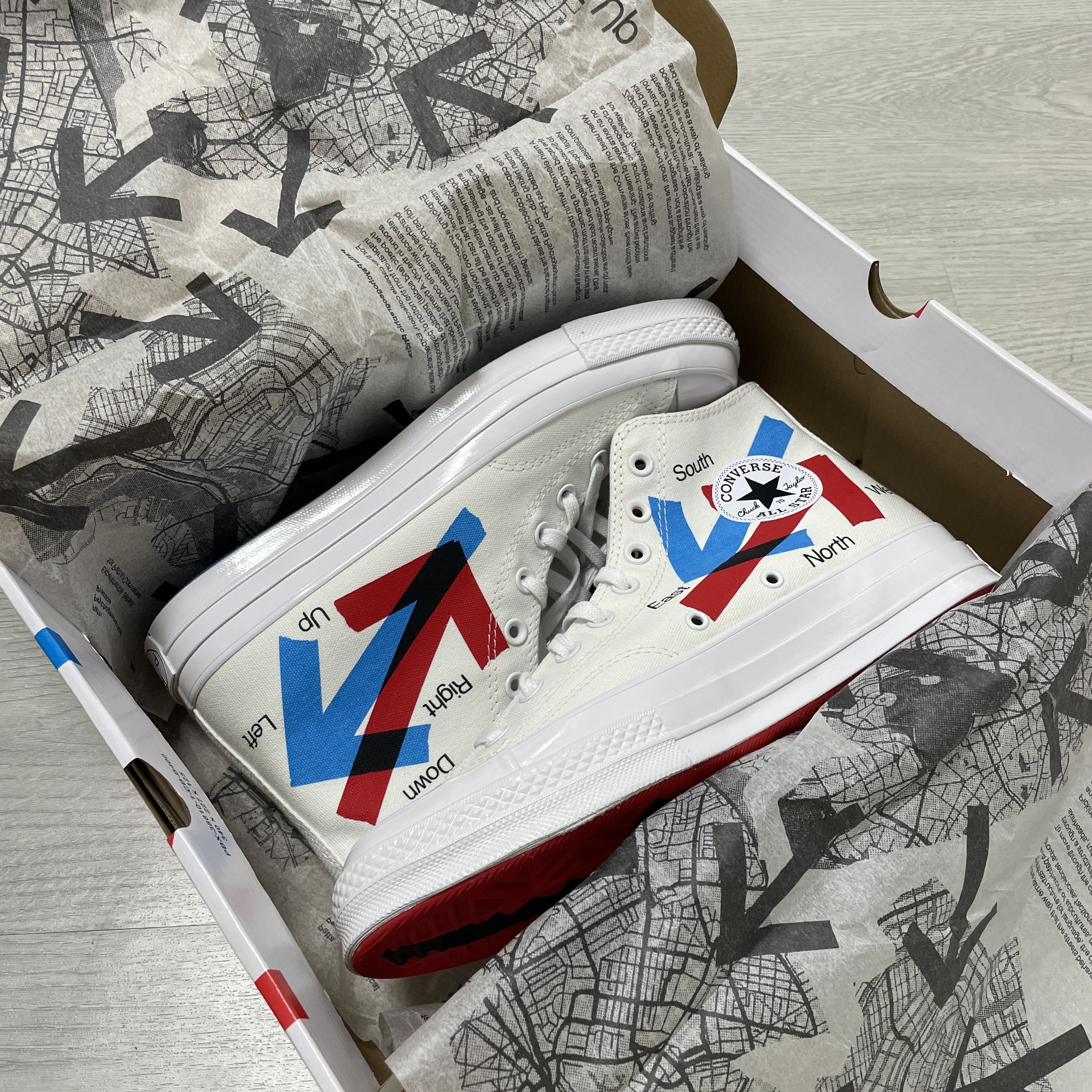 Converse x Patta x Experimental Jetset Chuck 70 High White 착용 스타일 - 2