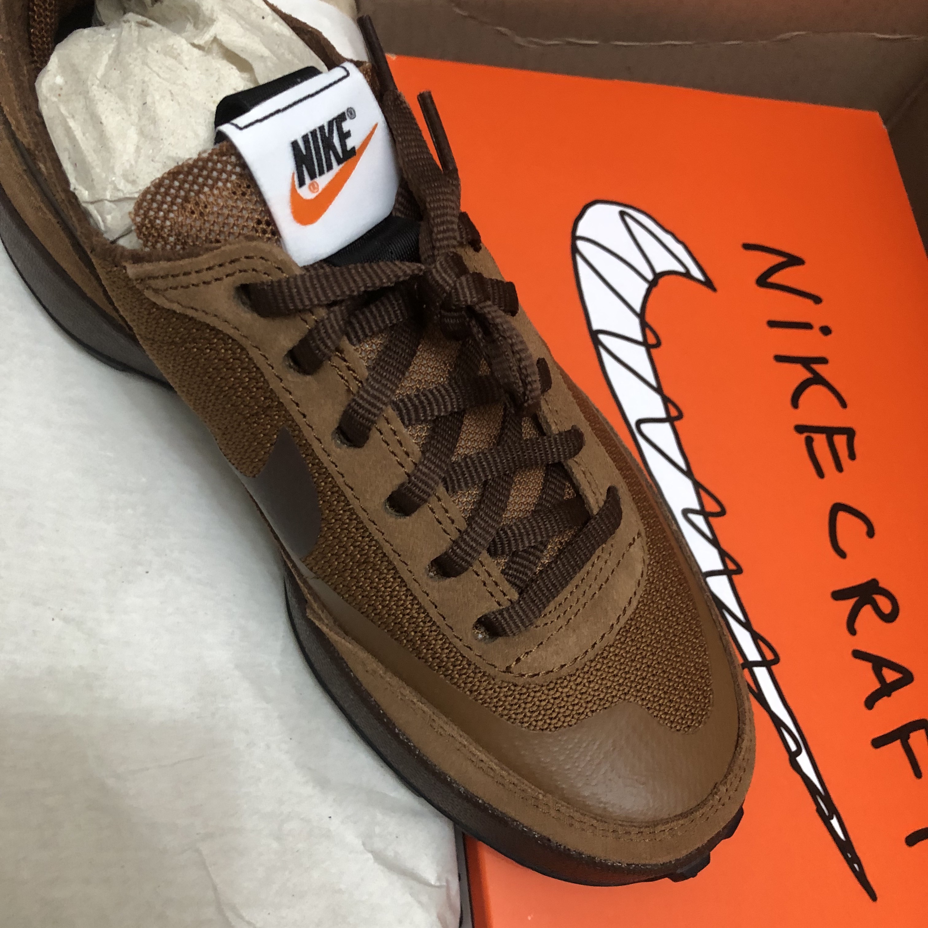 Nike x Tom Sachs General Purpose Shoe Brown 착용 스타일 - 1