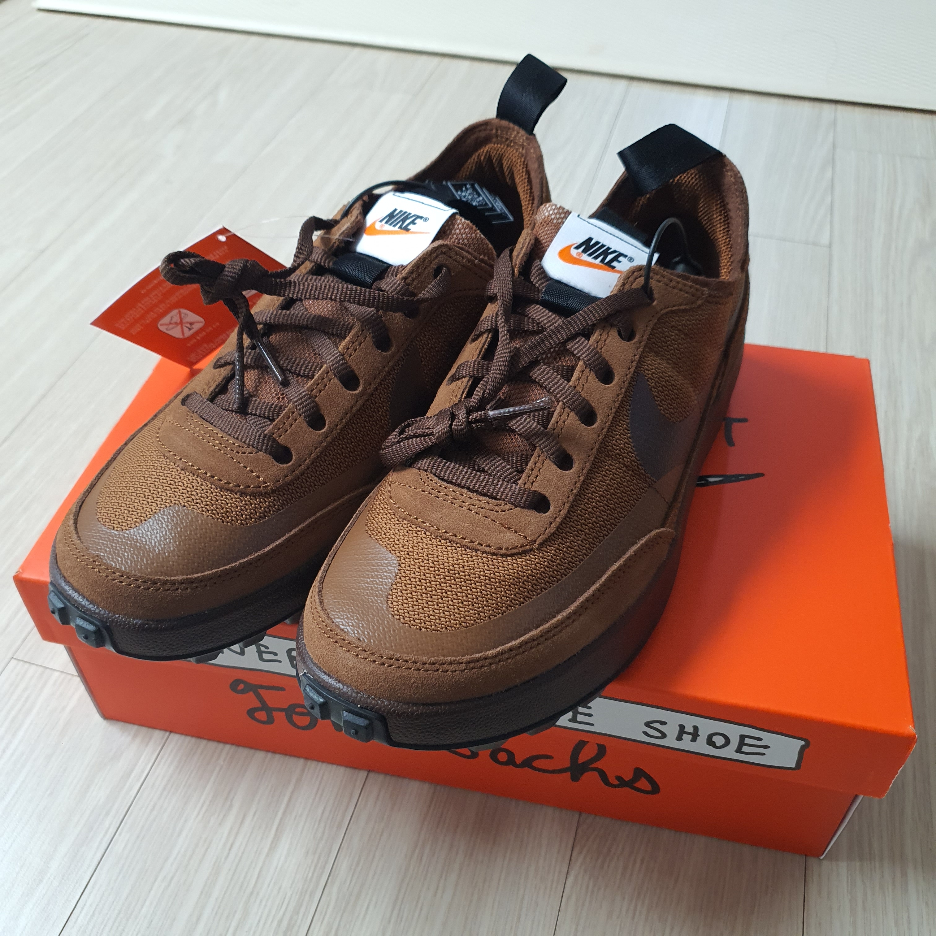 Nike x Tom Sachs General Purpose Shoe Brown 착용 스타일