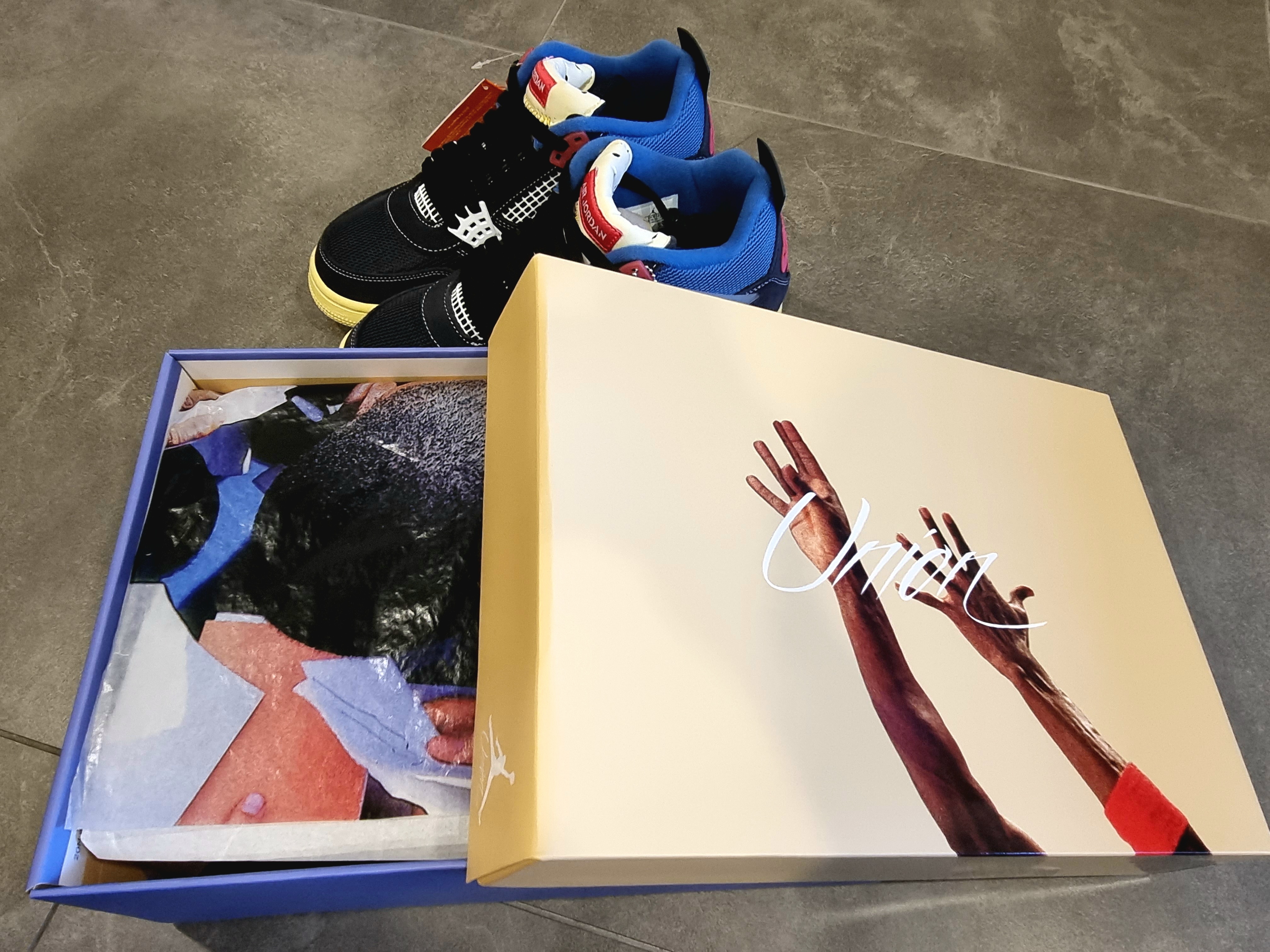 Jordan 4 x Union Retro Off Noir 착용 스타일 - 4