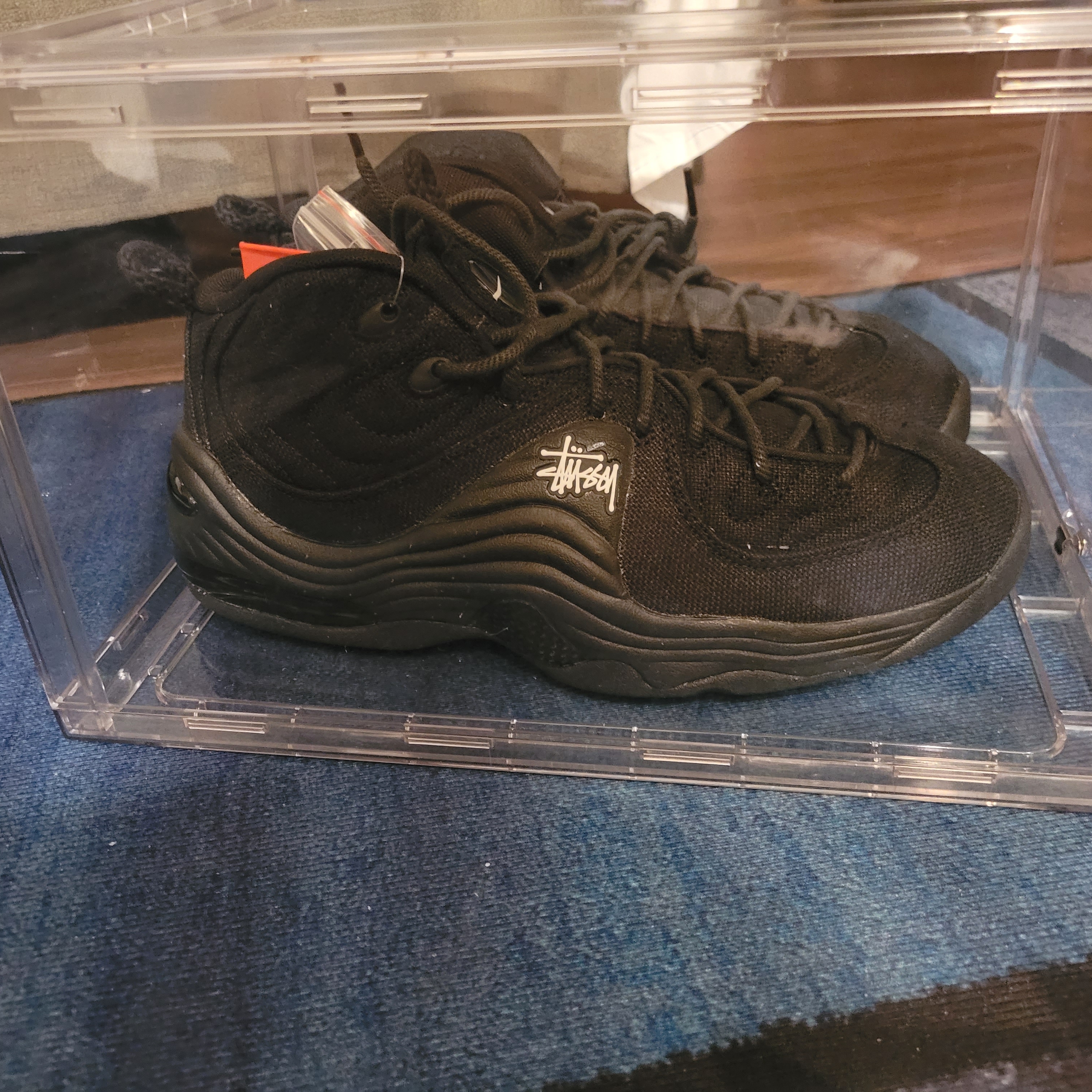 Nike x Stussy Air Penny II Black 착용 스타일
