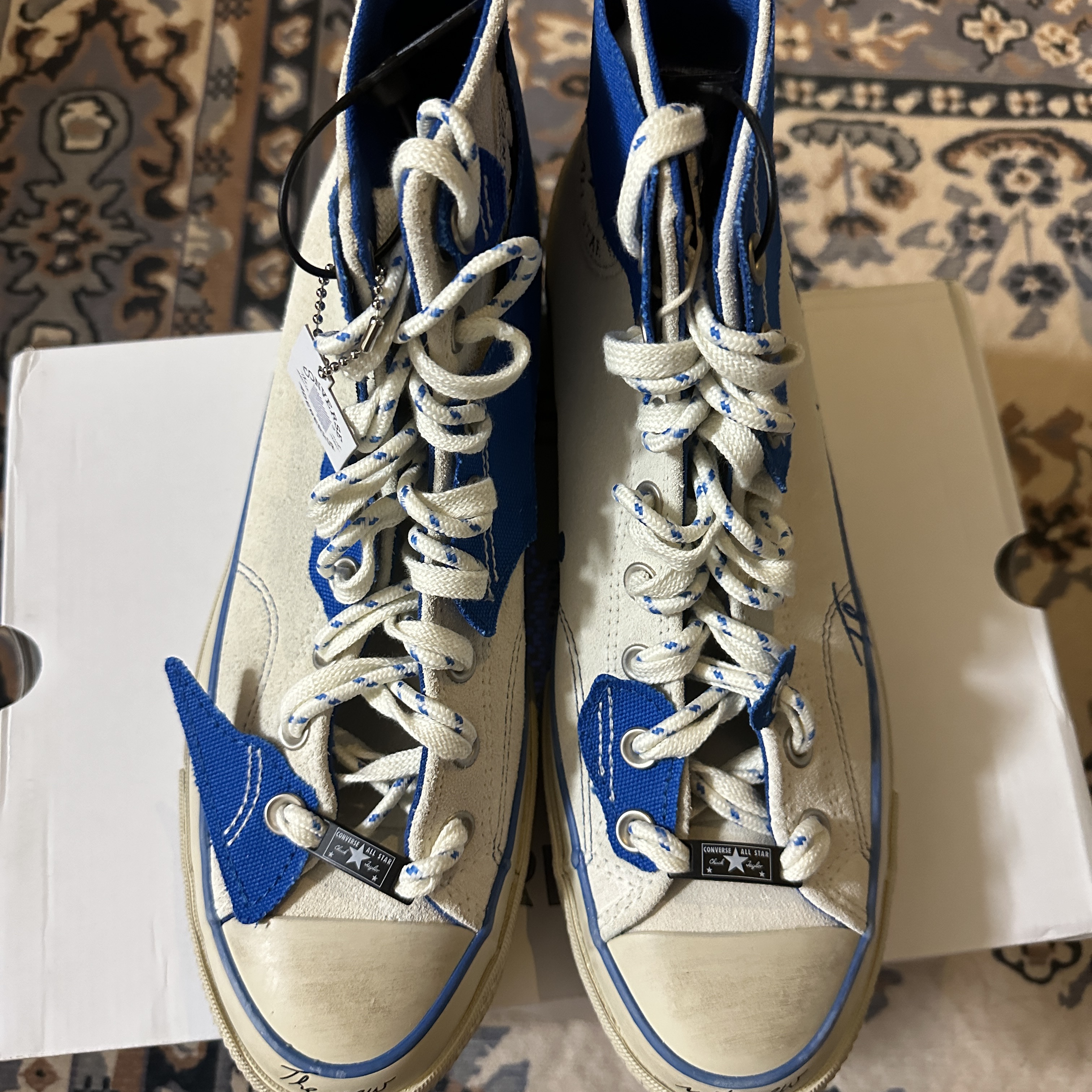 Converse x Ader Error Chuck 70 High White 착용 스타일 - 4