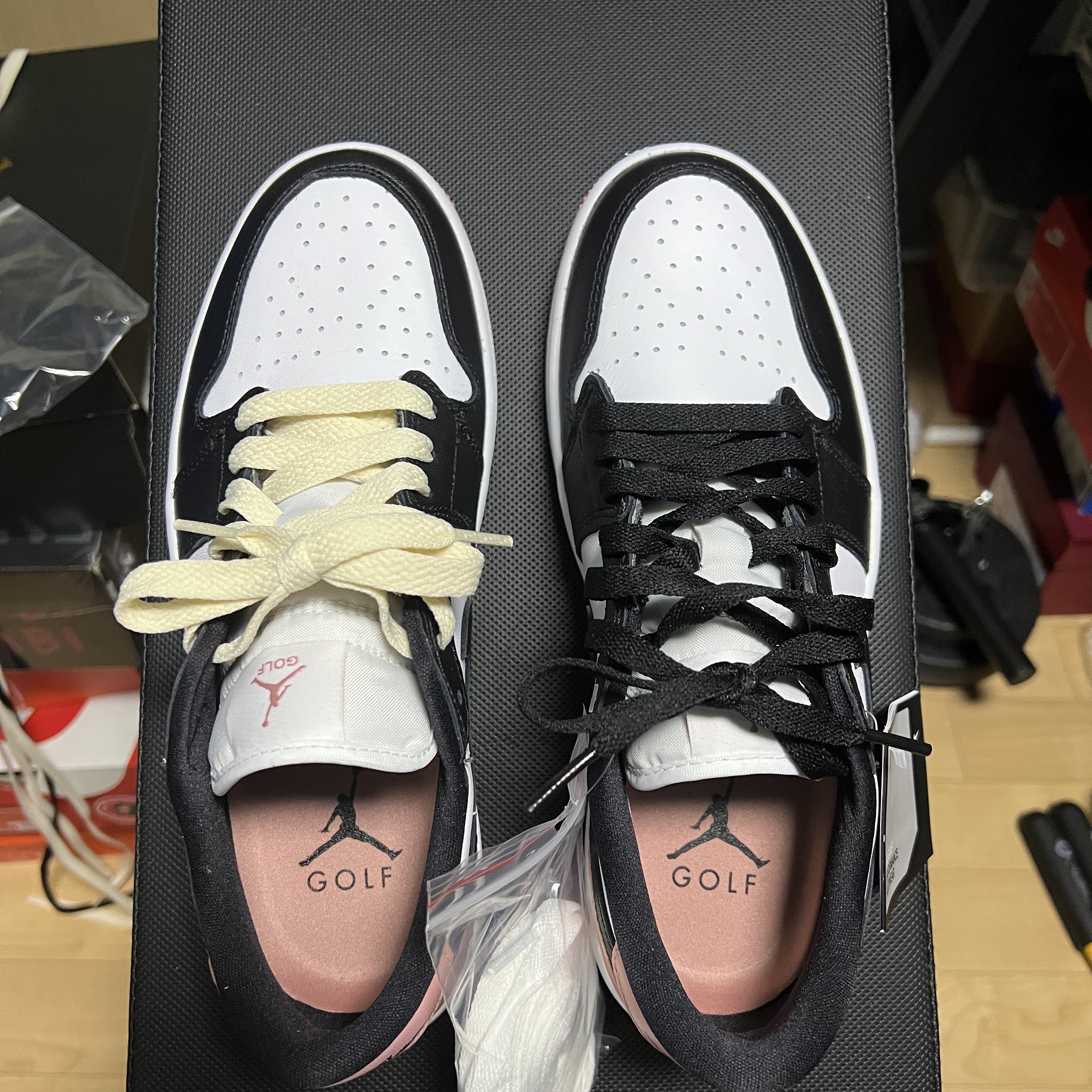 Jordan 1 Low Golf Rust Pink 착용 스타일 - 1