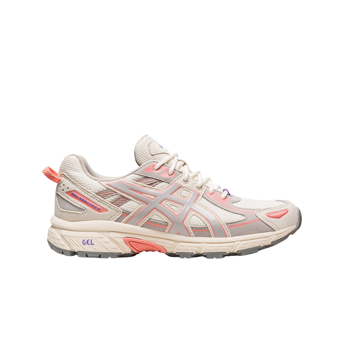 (W) 아식스 젤 벤쳐 6 SPS 크림 오이스터 그레이((W) Asics Gel-Venture 6 SPS Cream Oyster Grey)
