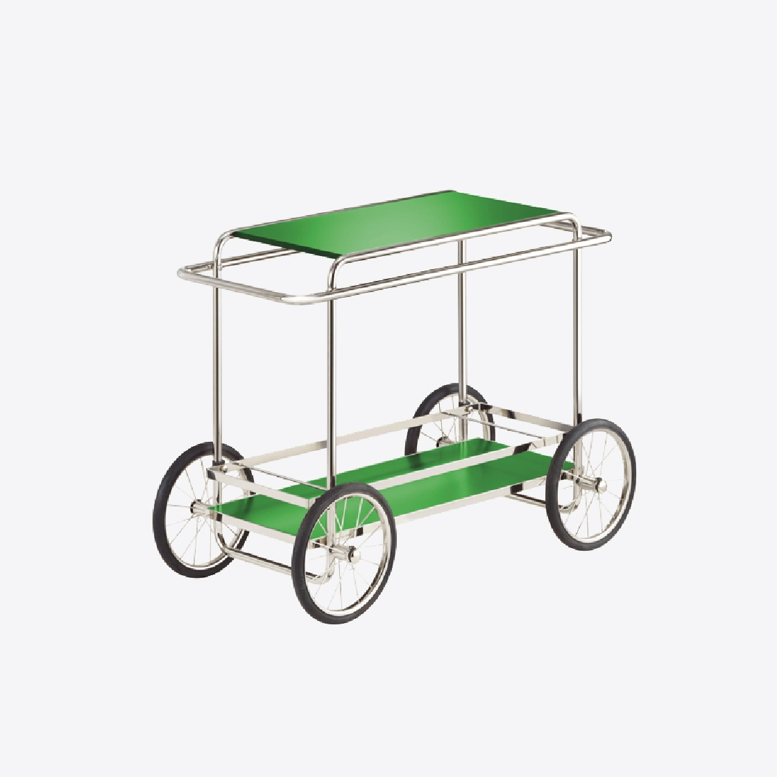Tecta 20 [KREAM 단독] Tecta M4R Console Trolley With Bottle Holder Yellow Green
