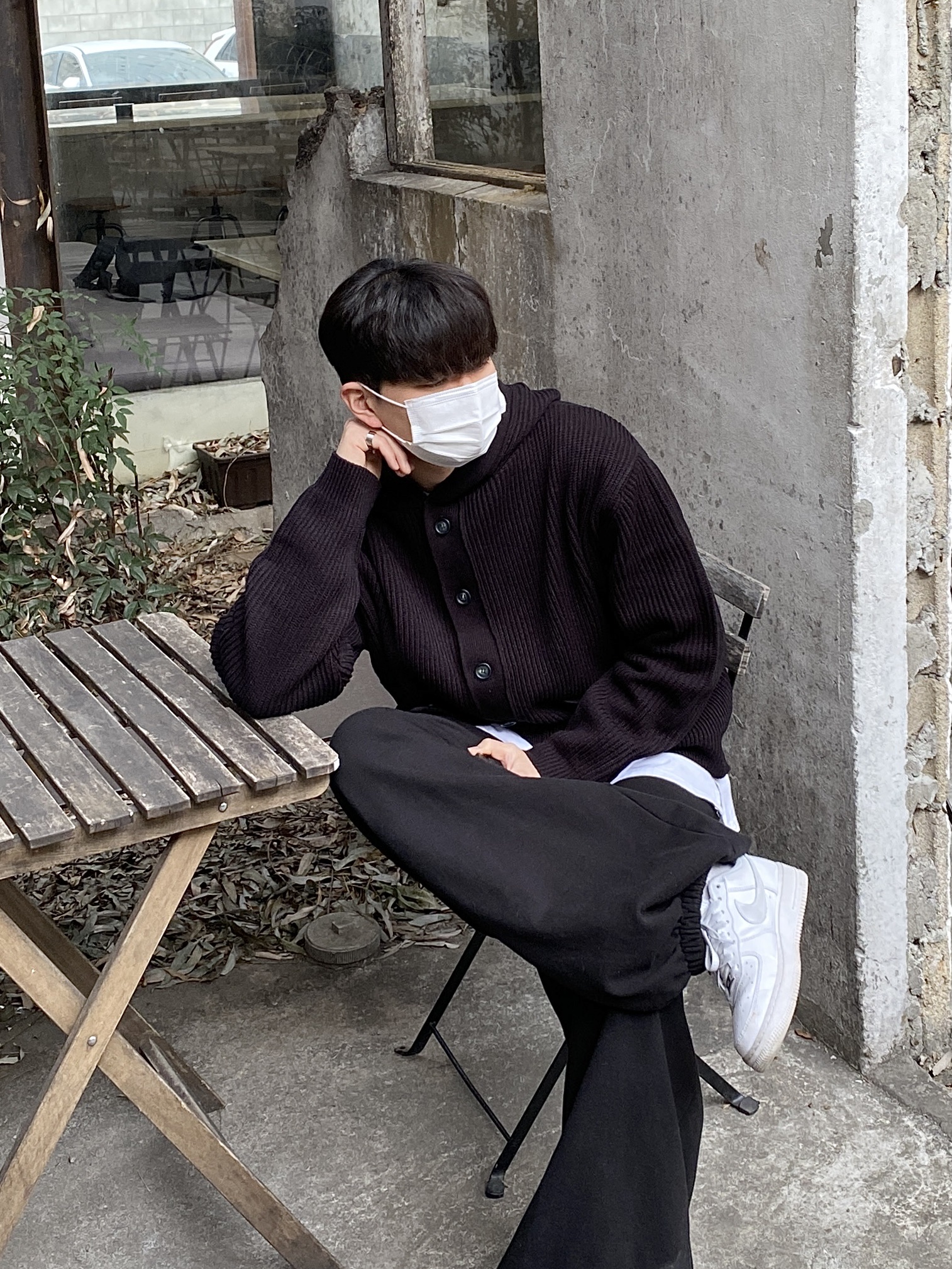 Nike Air Force 1 '07 Low White 착용 스타일 - 4