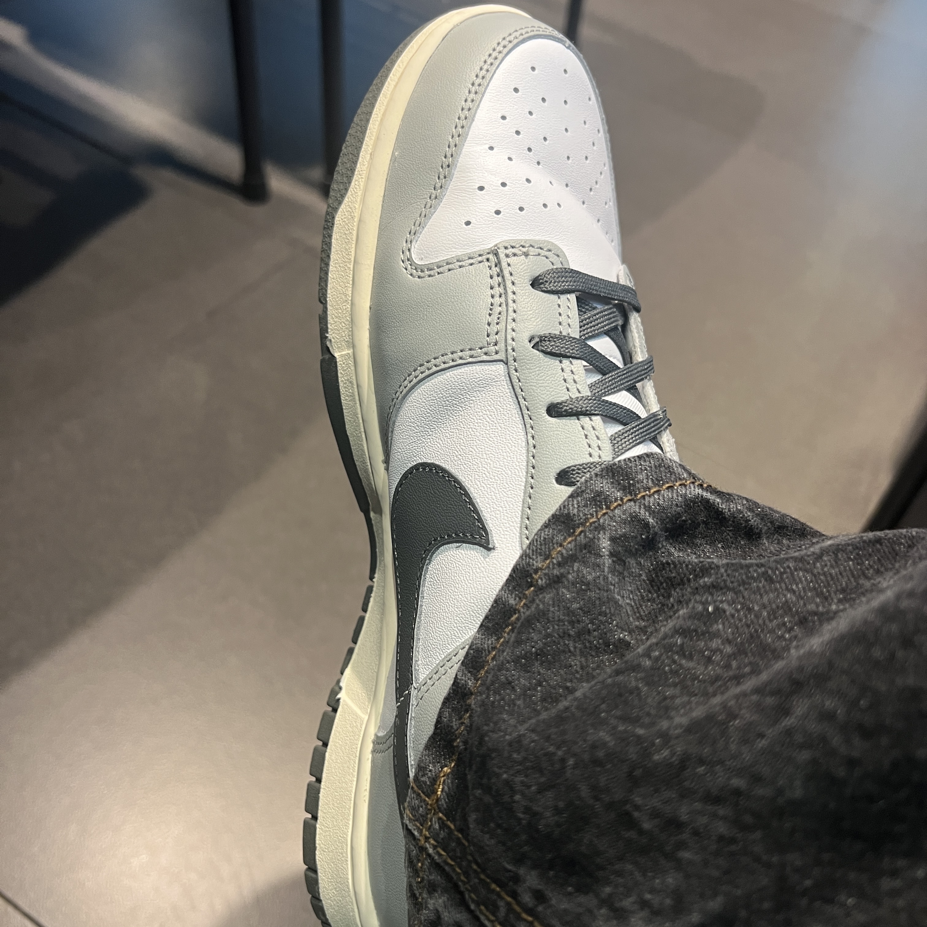 (W) Nike Dunk Low Light Smoke Grey 착용 스타일