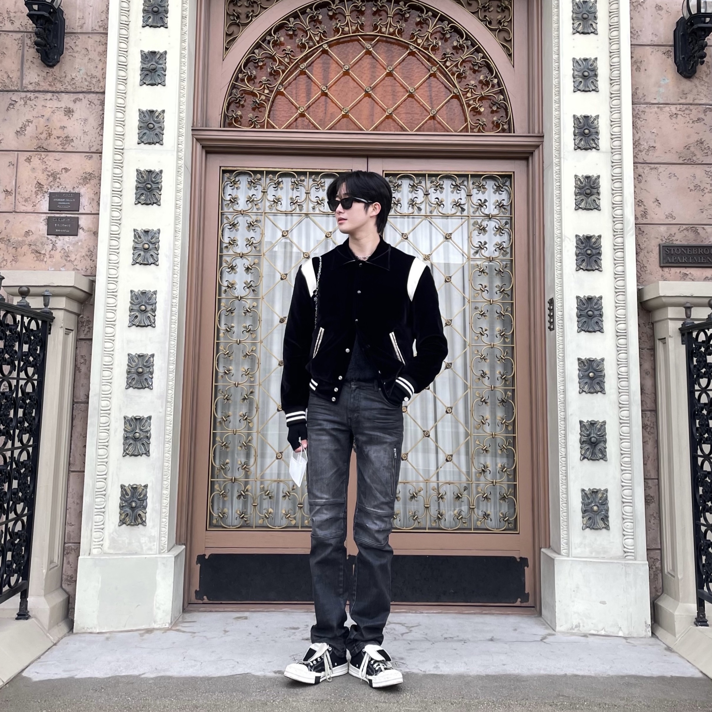 Converse x Drkshdw Drkstr Chuck 70 High Black 착용 스타일