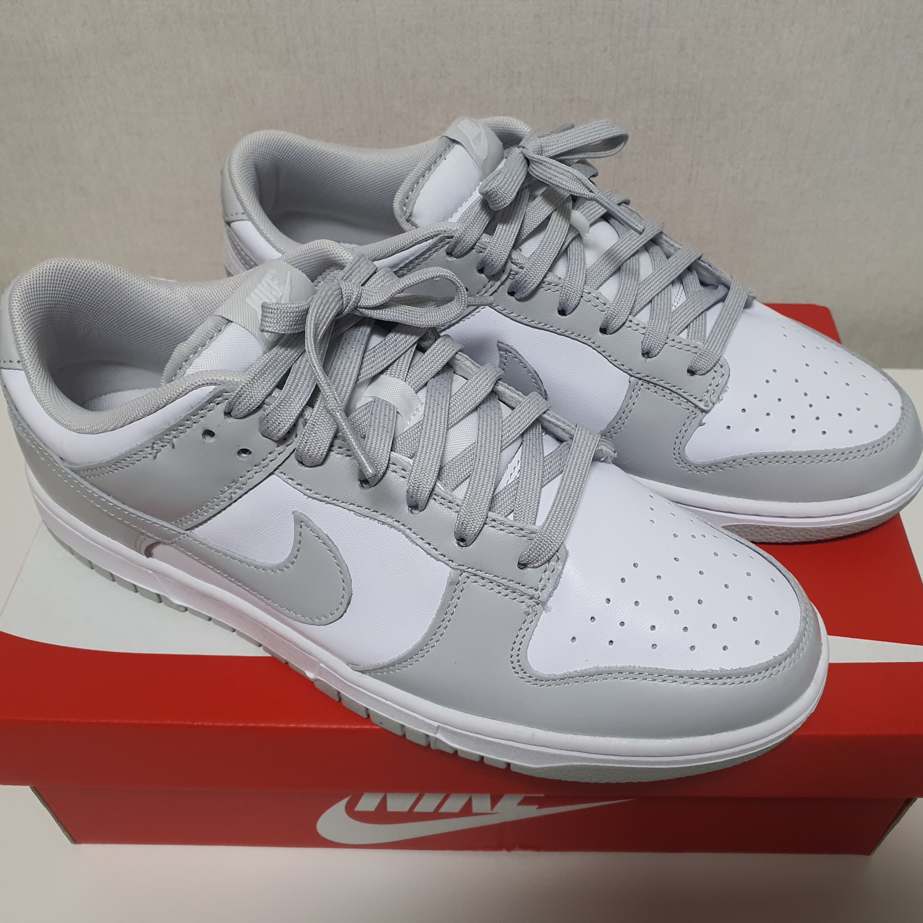 Nike Dunk Low Retro Grey Fog 착용 스타일