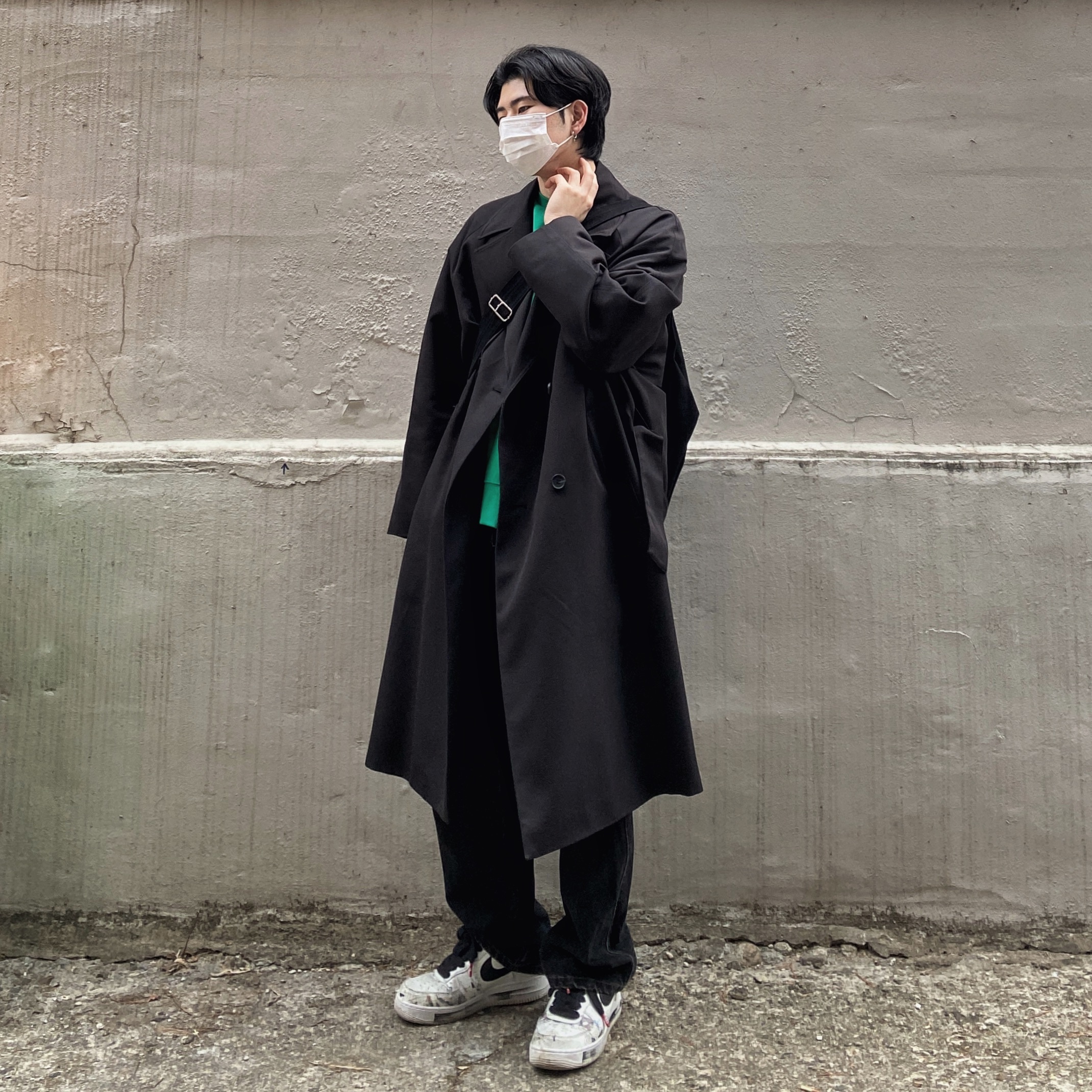 Nike x Peaceminusone Air Force 1 Low Para-Noise 2.0 착용 스타일