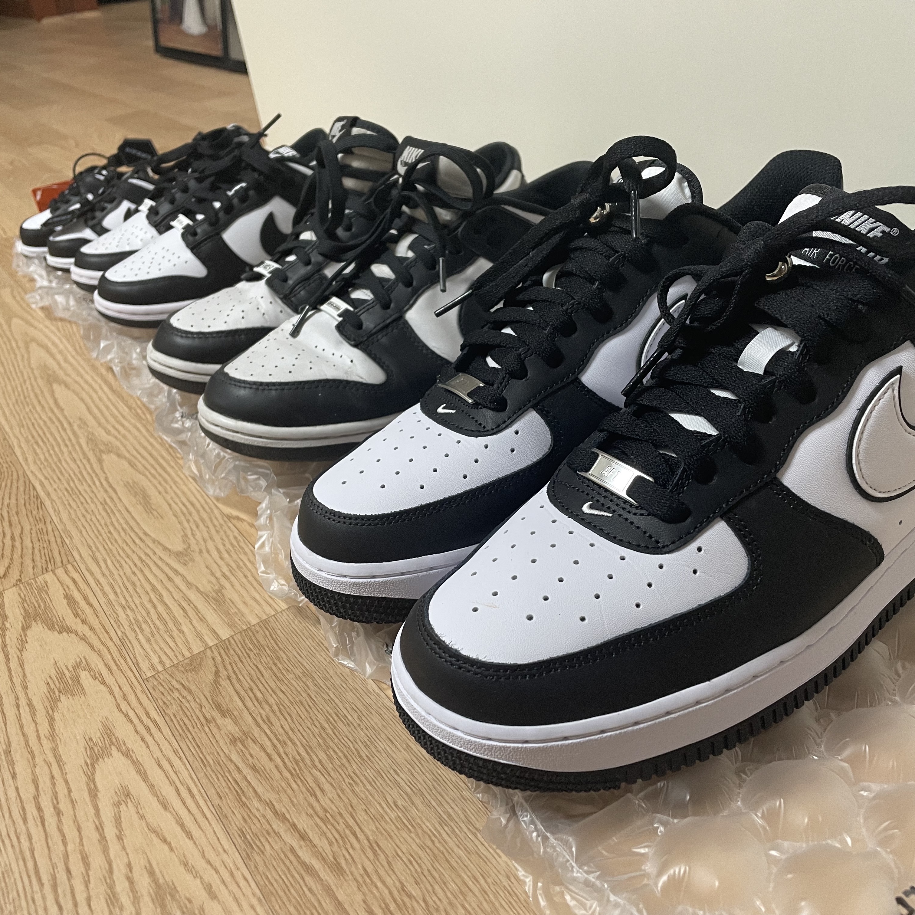 (TD) Nike Dunk Low Black, (W) Nike Dunk Low Black 착용 스타일 - 3
