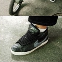 Nike x Supreme SB Blazer Sail 2006, Nike x Supreme SB Blazer Red 2006 착용 스타일 - 4
