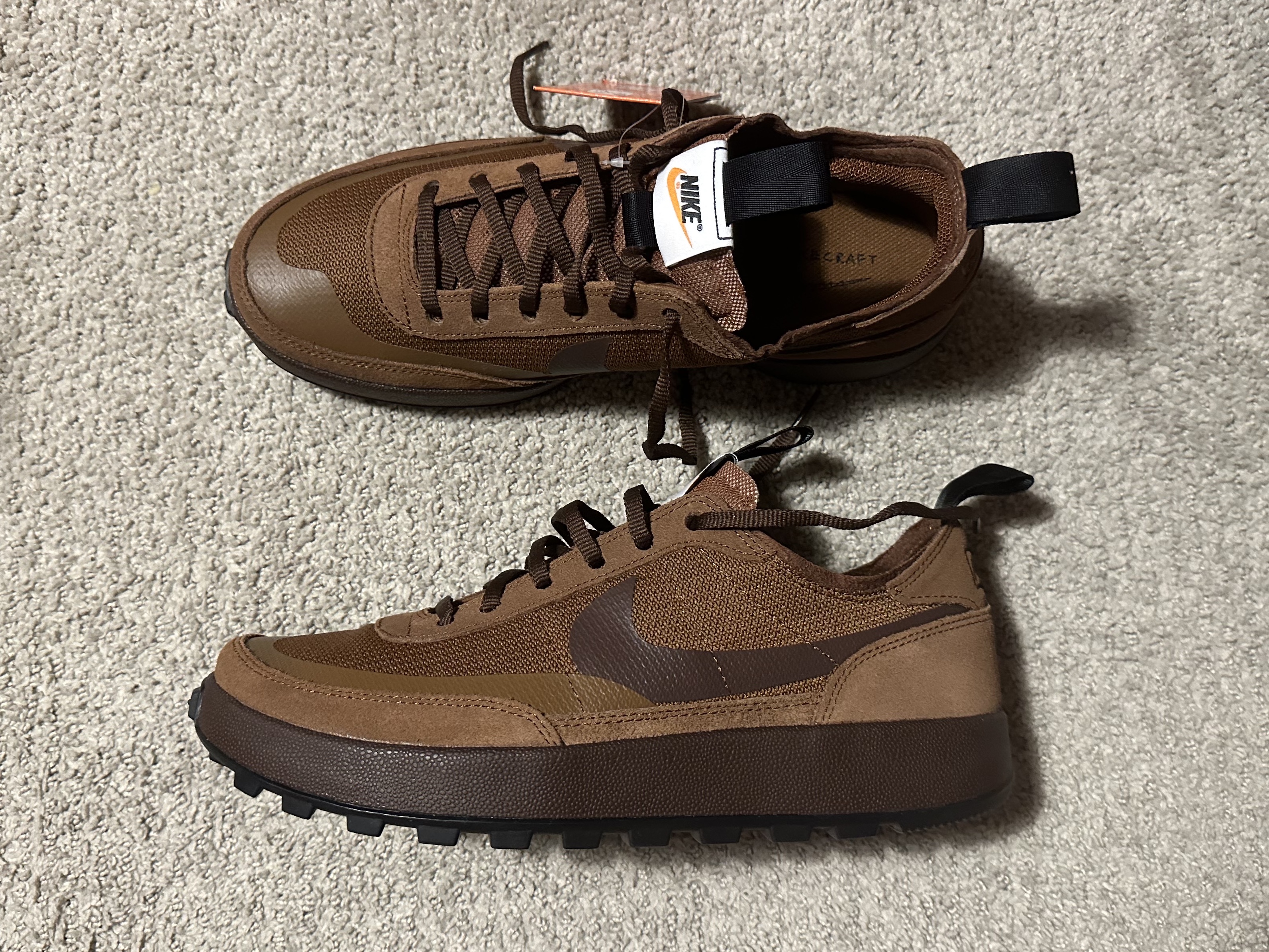 Nike x Tom Sachs General Purpose Shoe Brown 착용 스타일 - 4